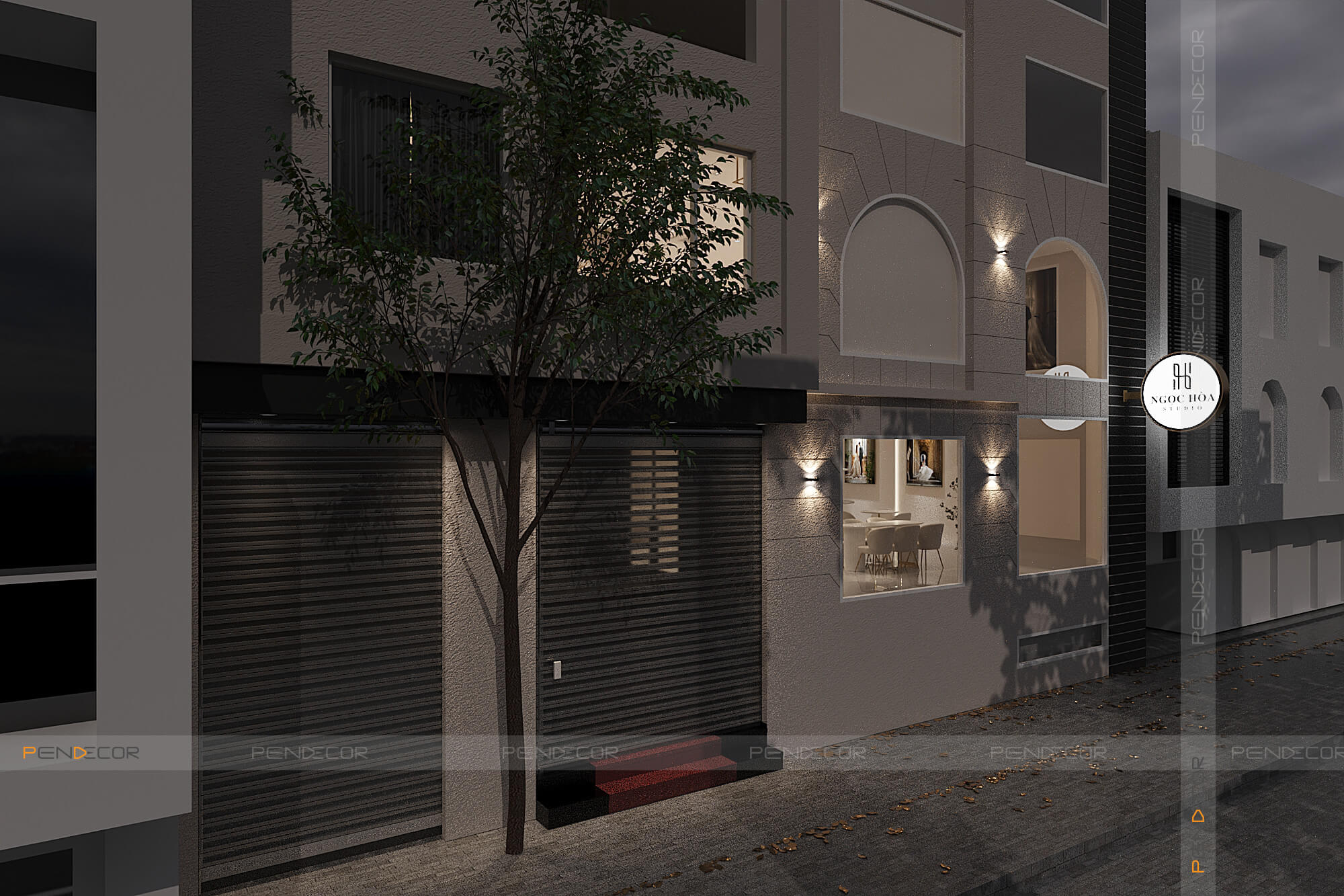 Thiết Kế Showroom Áo Cưới Ngọc Hoà