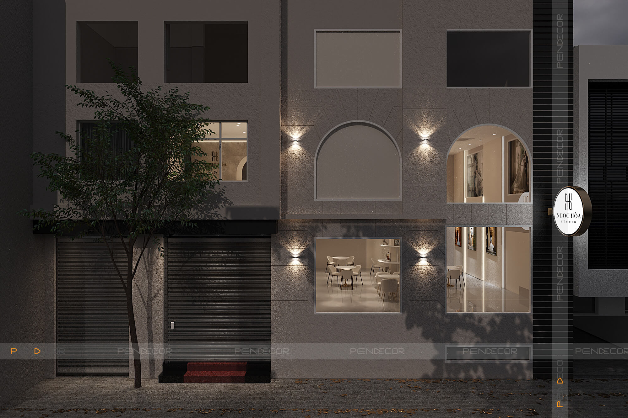 Thiết Kế Showroom Áo Cưới Ngọc Hoà