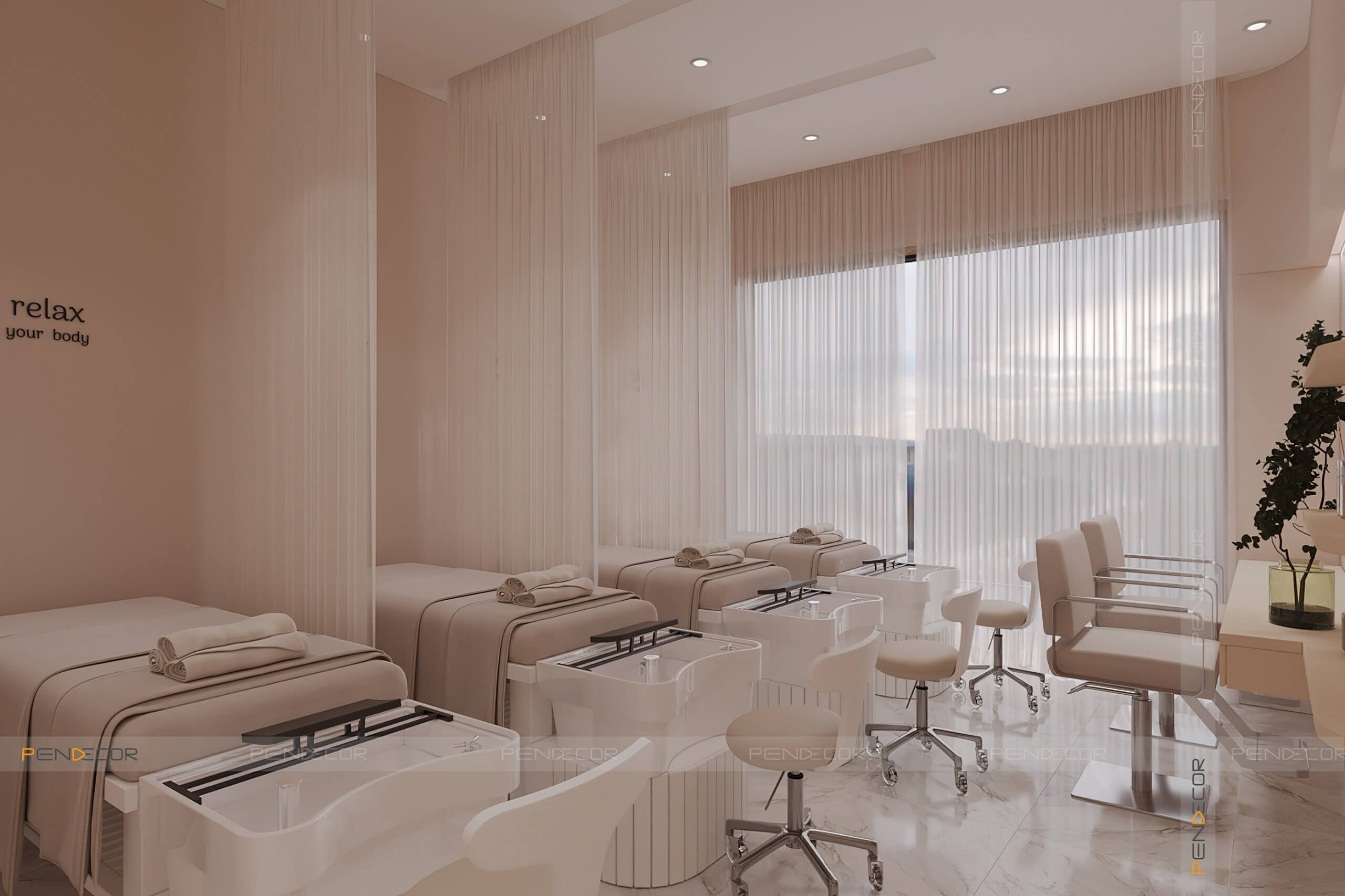 Thiết Kế Spa PP Beauty