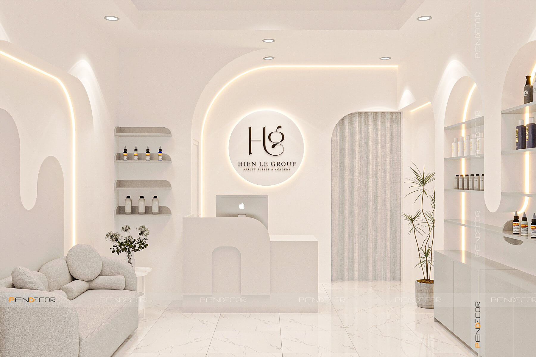 2. Sơn tường màu sáng để tạo cảm giác không gian rộng rãi hơn