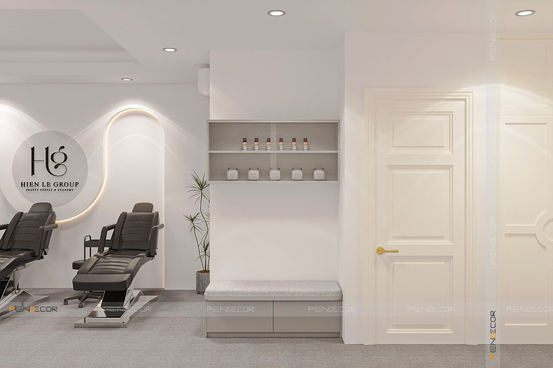 Thiết Kế Shop Mỹ Phẩm Hien Le Group