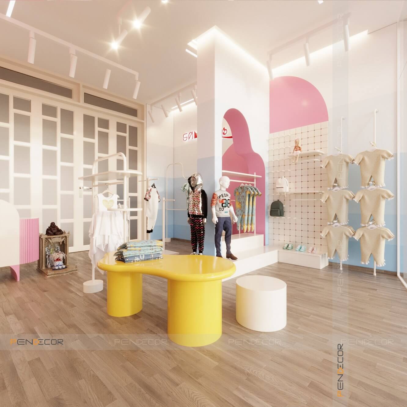 Thiết Kế Shop Thời Trang Trẻ Em Sam's House