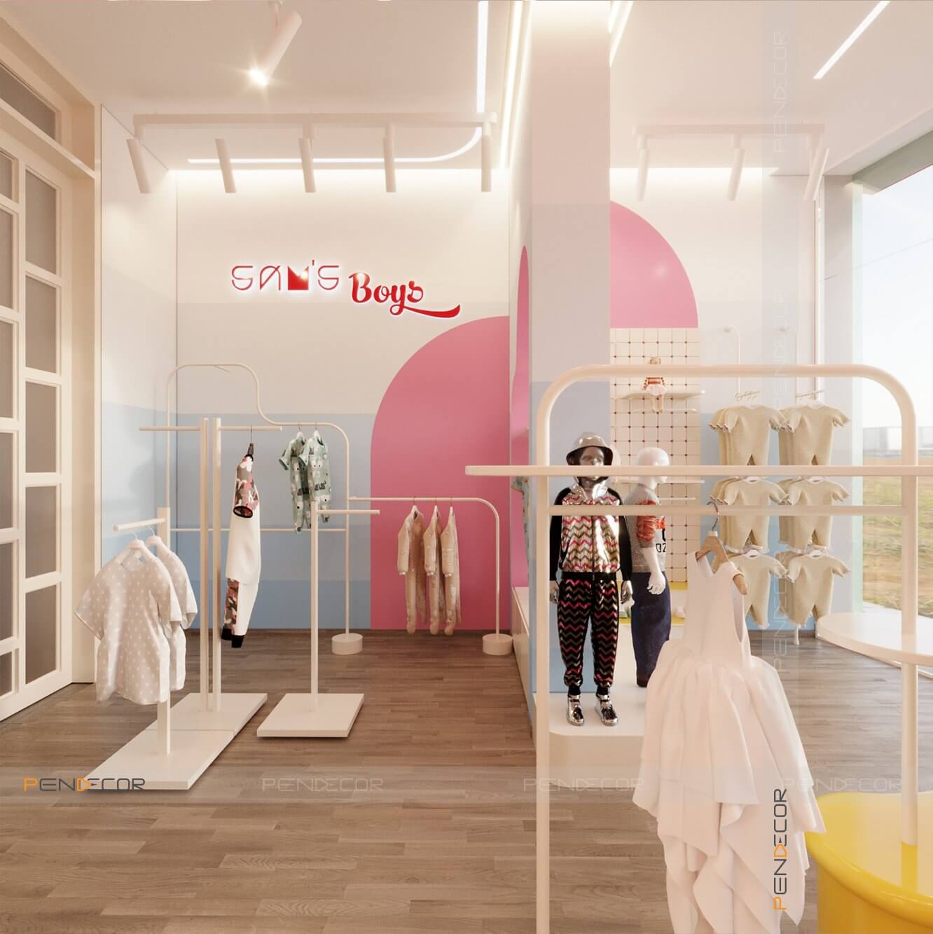 Thiết Kế Shop Thời Trang Trẻ Em Sam's House