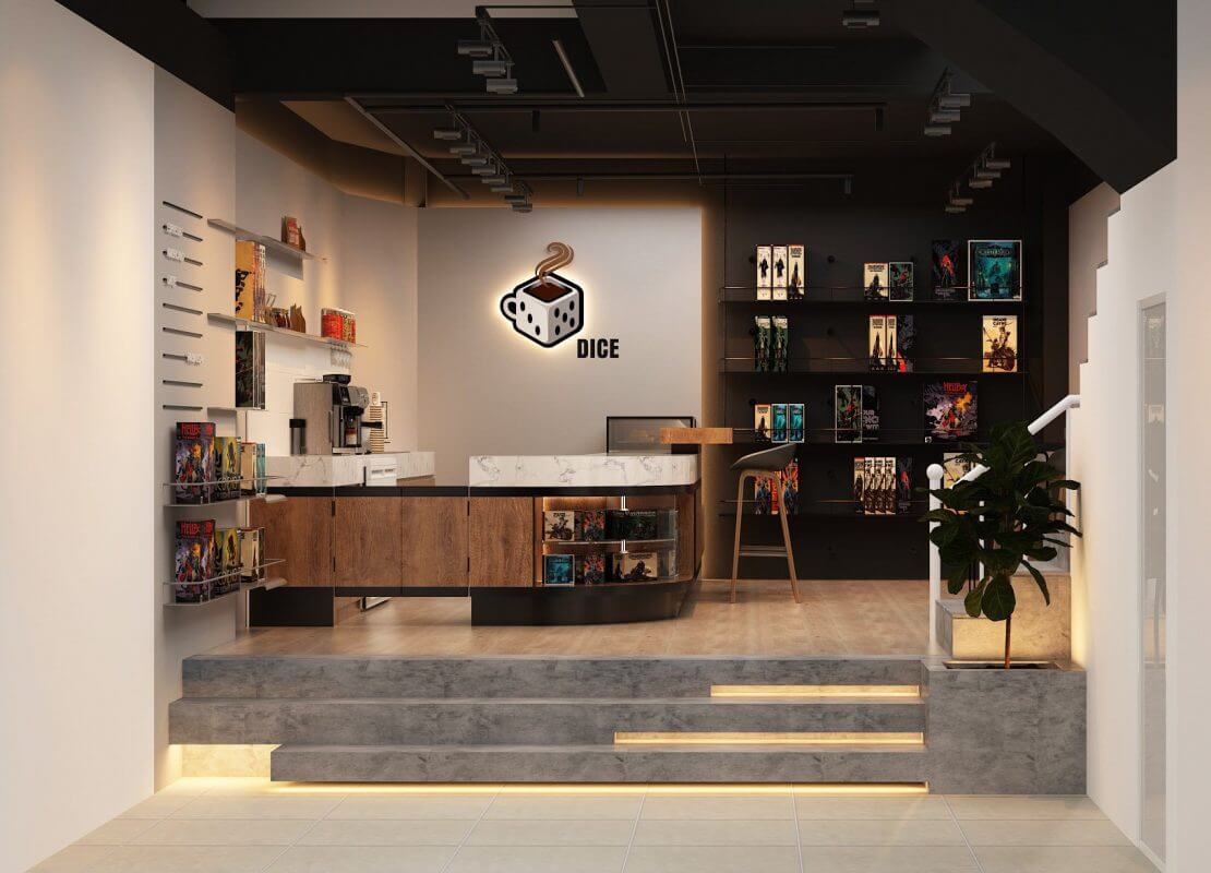 thiết kế quán cafe Pendecor