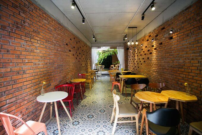 thiết kế quán cafe không gian hẹp Pendecor