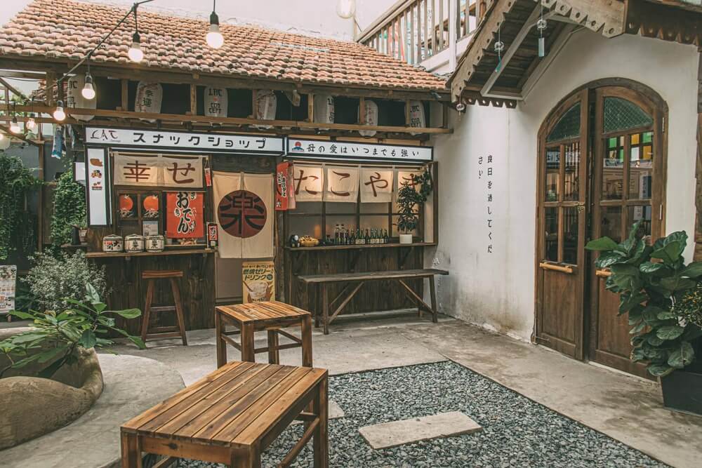 thiết kế quán cafe kiểu Nhật Pendecor