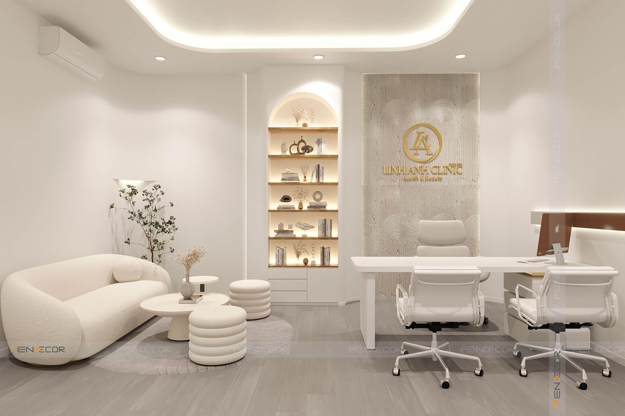 Thiết Kế Thẩm Mỹ Viện Quốc Tế Linh Anh