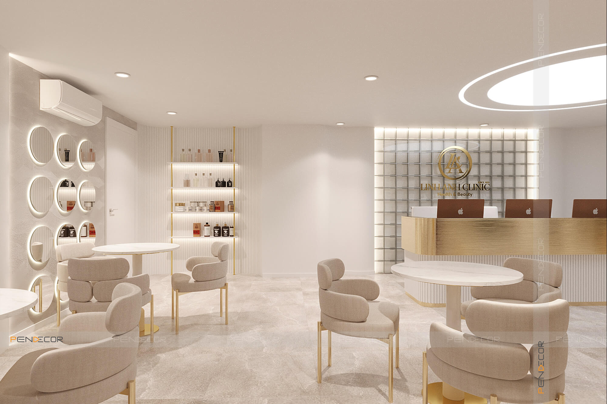 Thiết Kế Thẩm Mỹ Viện Quốc Tế Linh Anh