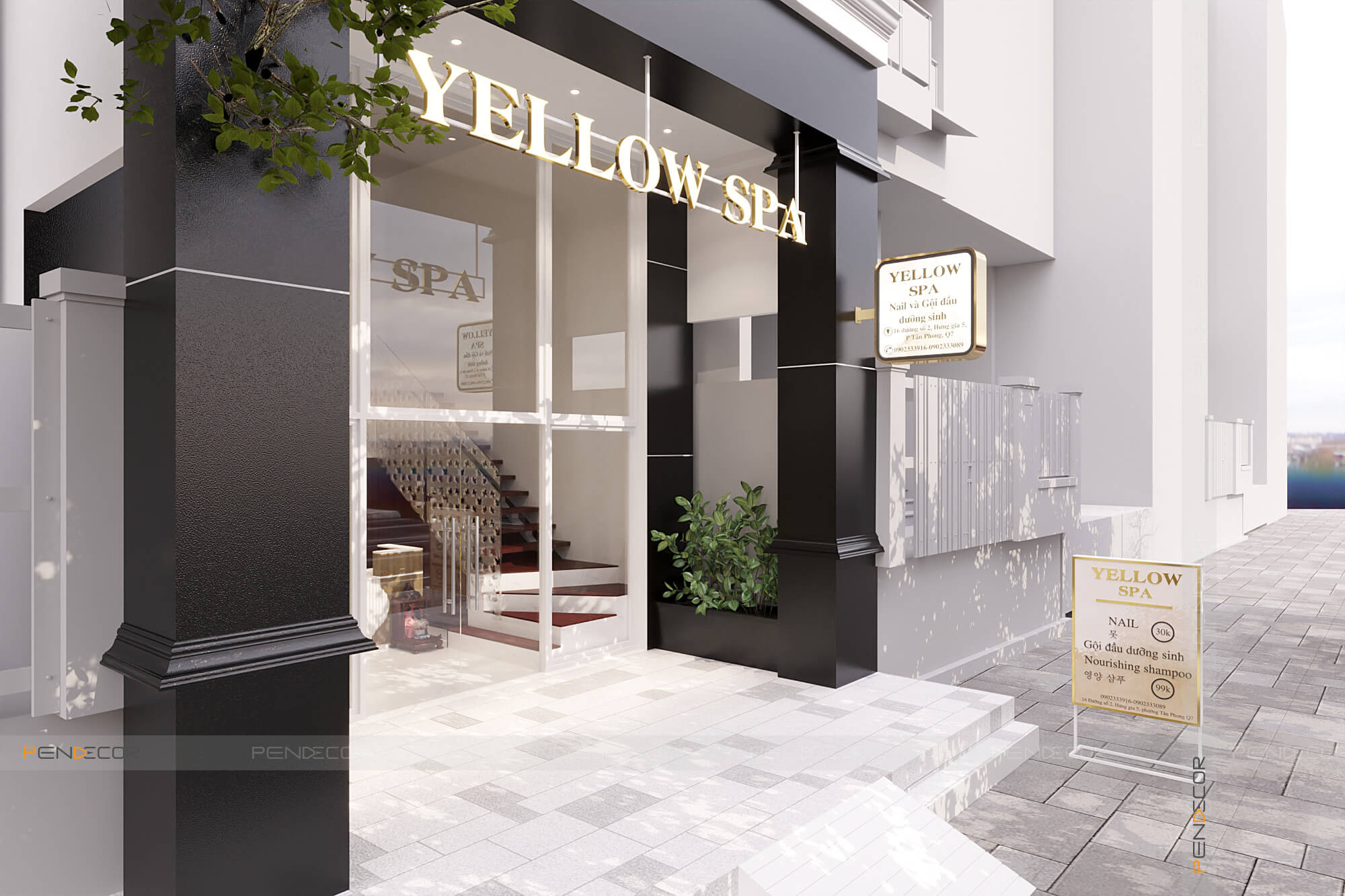 Thiết Kế Spa Yellow