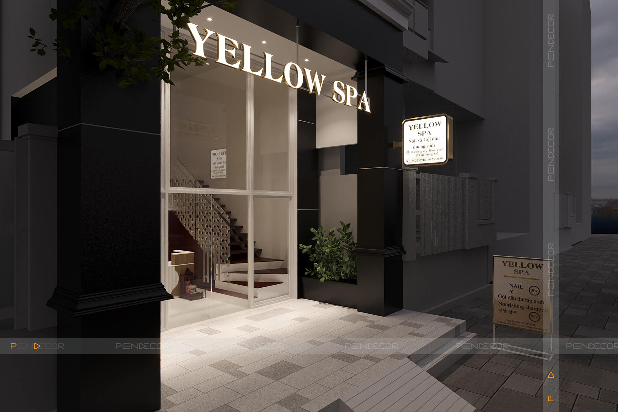 Thiết Kế Spa Yellow