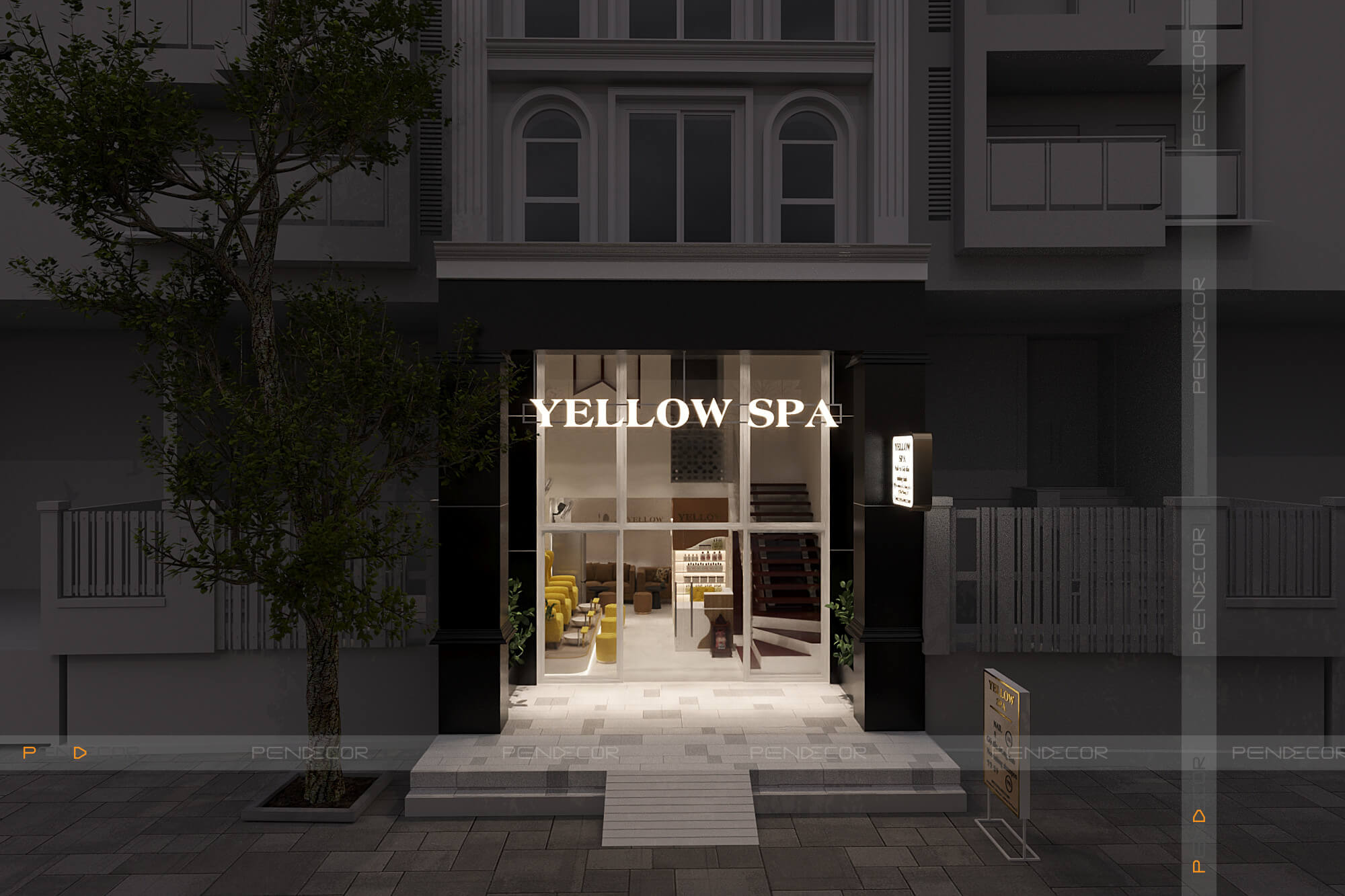 Thiết Kế Spa Yellow