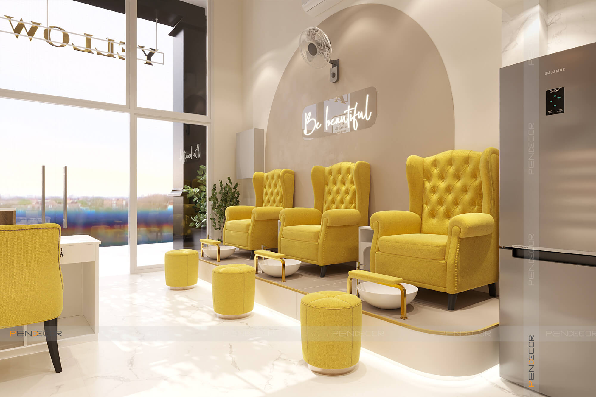 Thiết Kế Spa Yellow