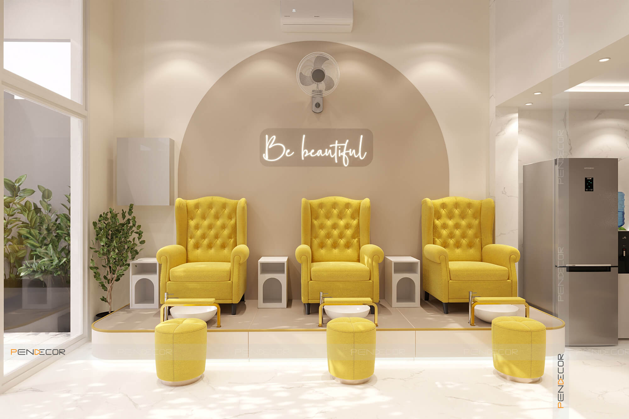 Thiết Kế Spa Yellow