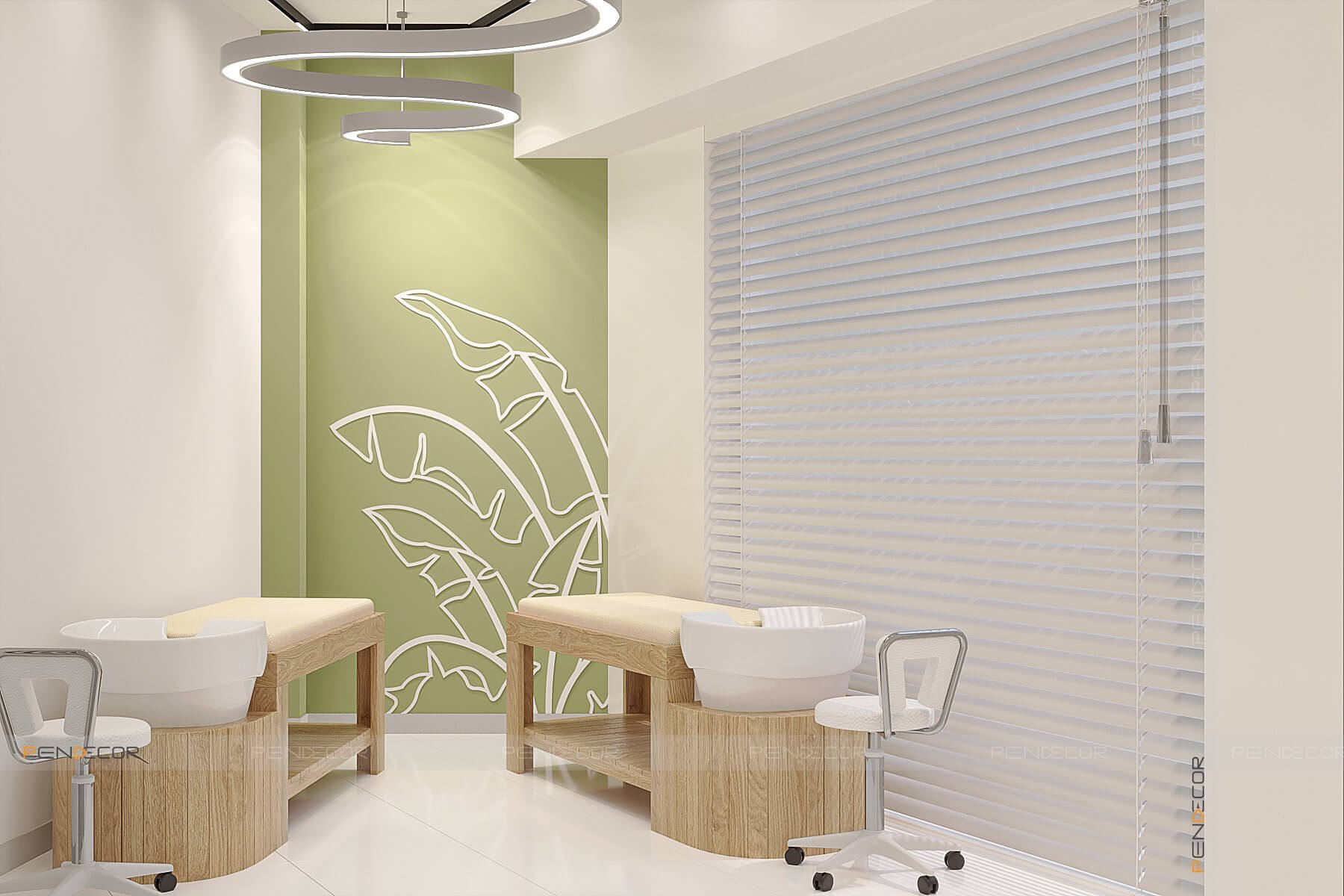 Thiết Kế Tiệm Nail Shara