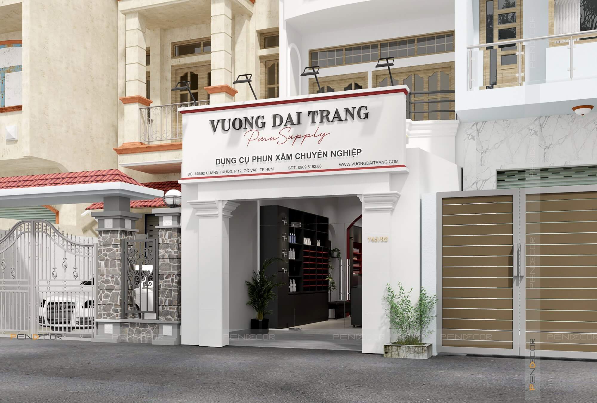 Thiết Kế Tiệm Xăm Vuong Dai Trang