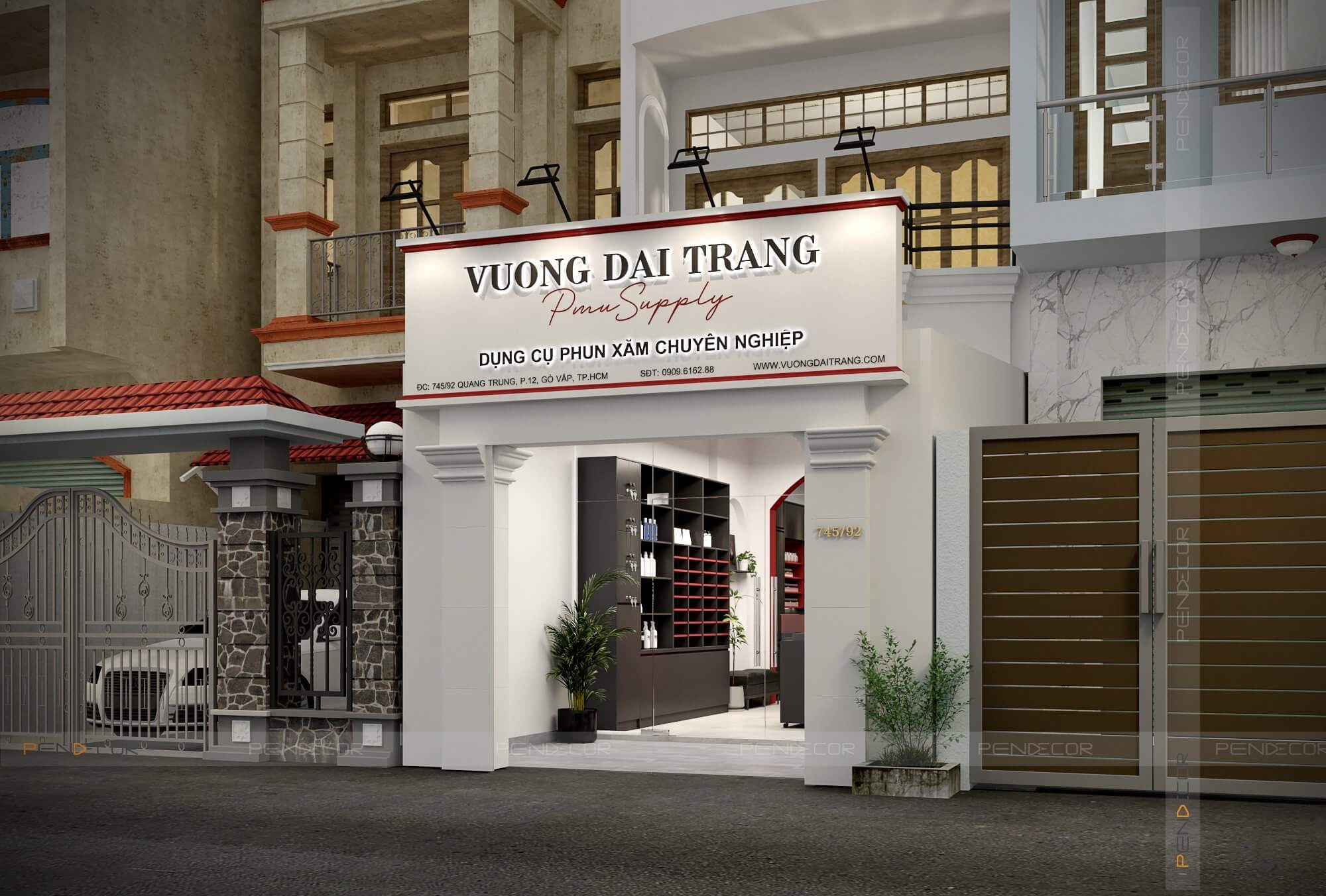 Thiết Kế Tiệm Xăm Vuong Dai Trang