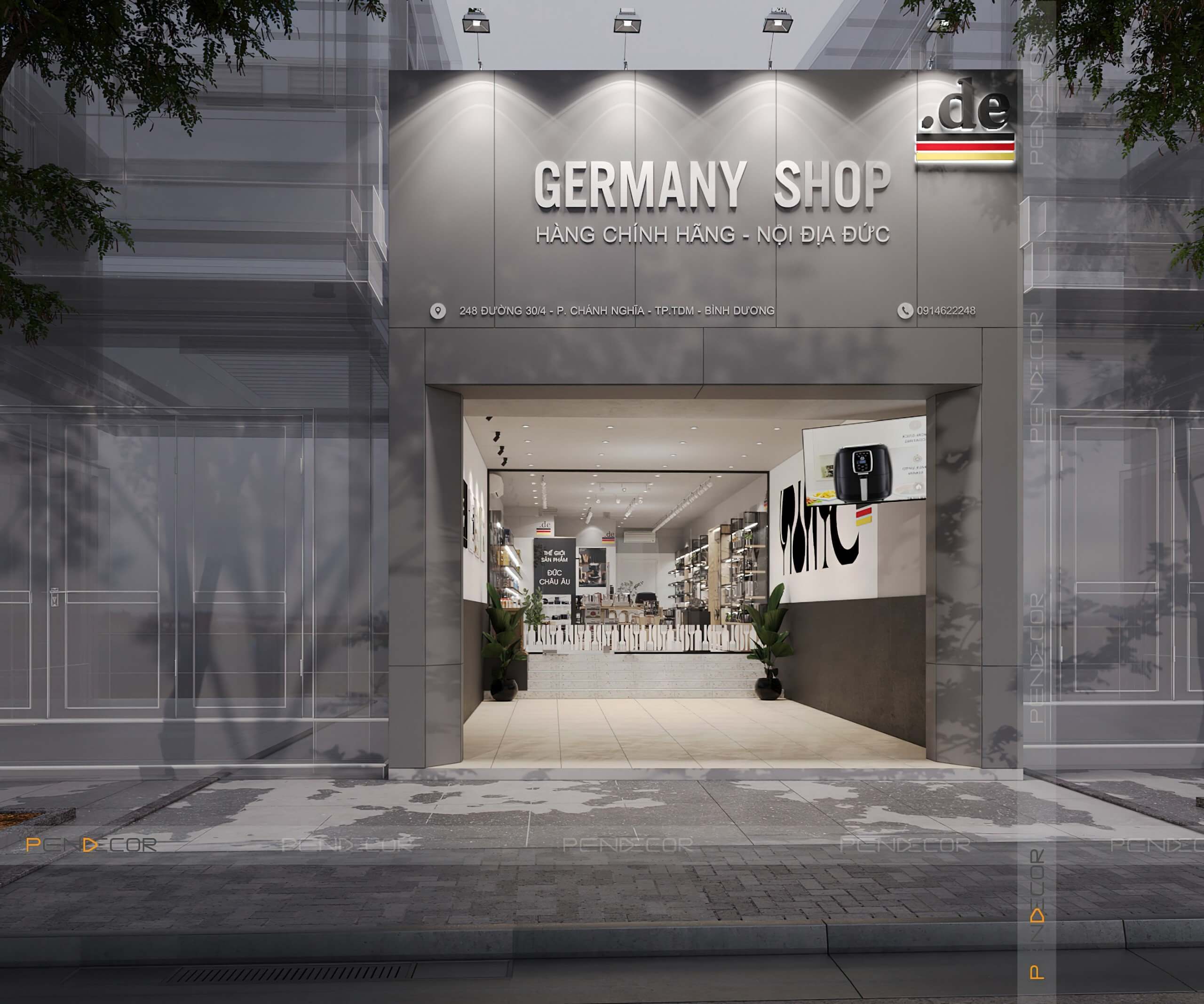 Thiết Kế Showroom de. Germany Shop