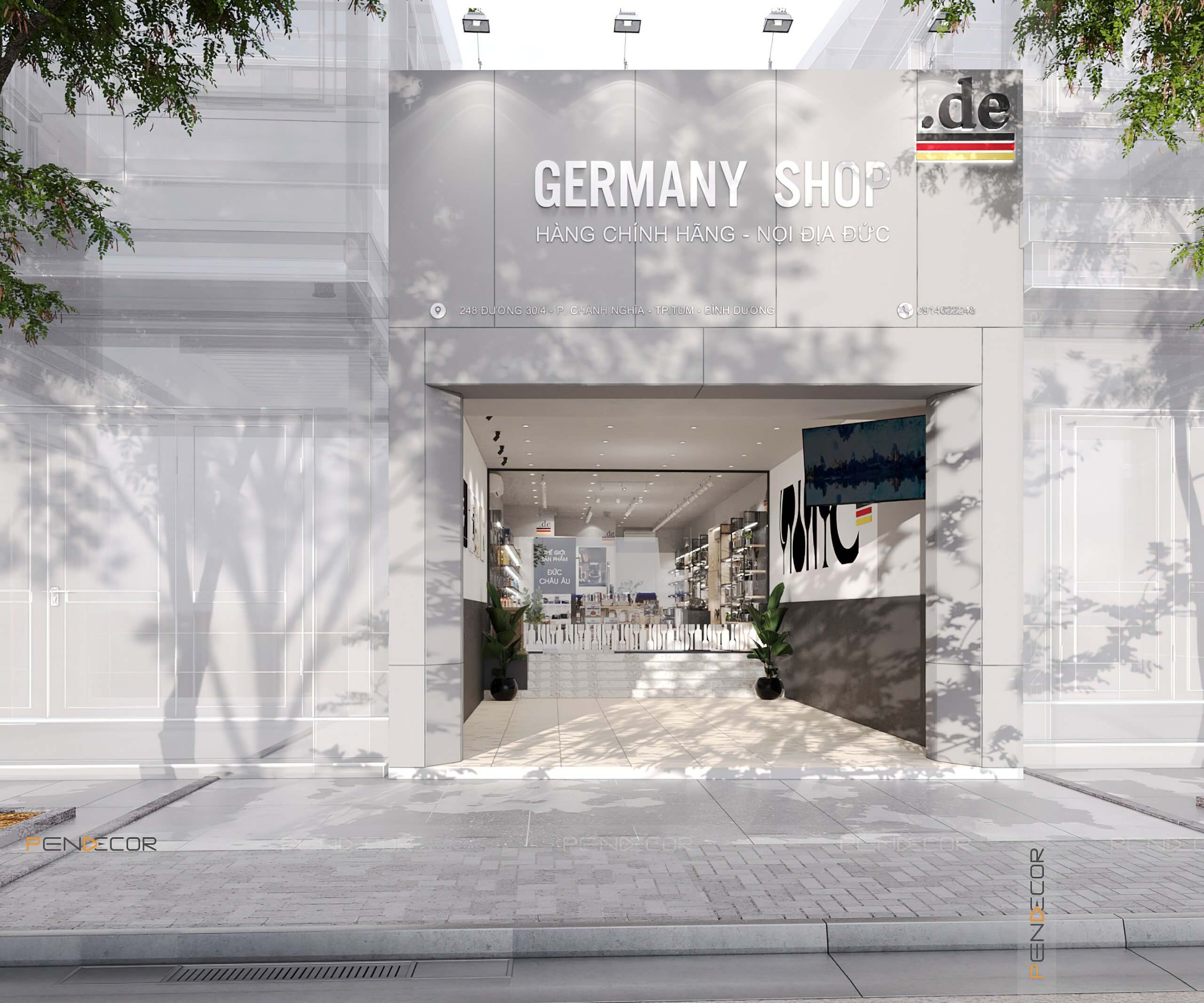 Thiết Kế Showroom de. Germany Shop