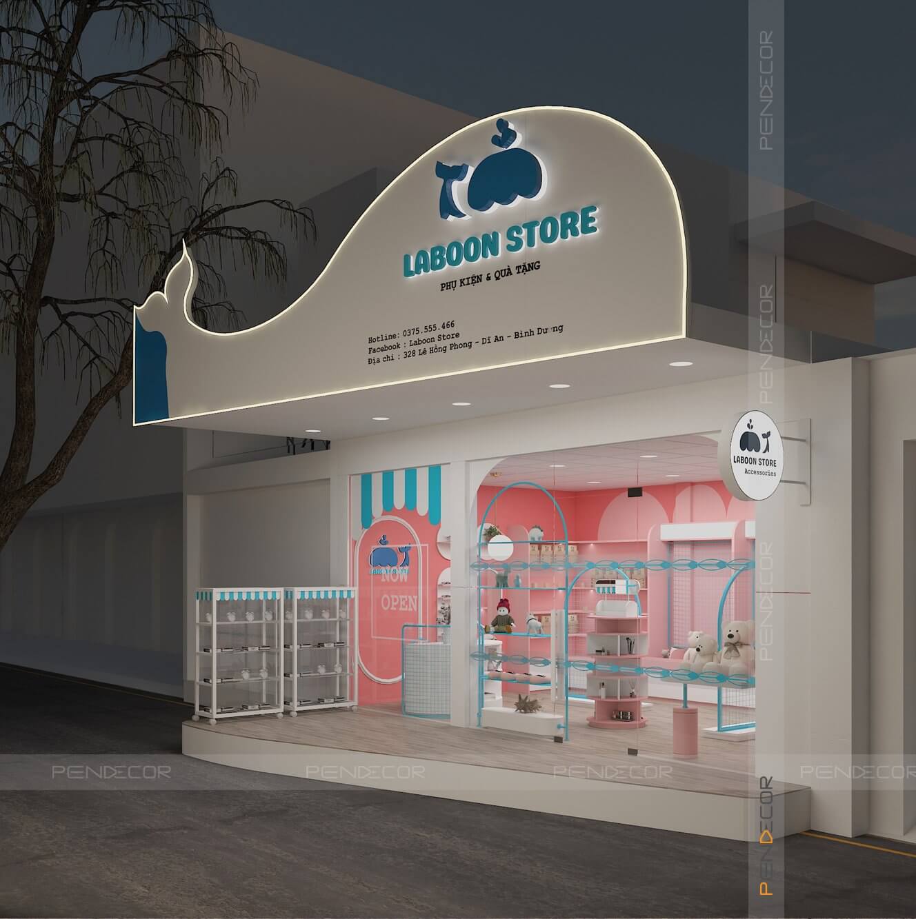 Thiết Kế Shop Phụ Kiện Laboon Store