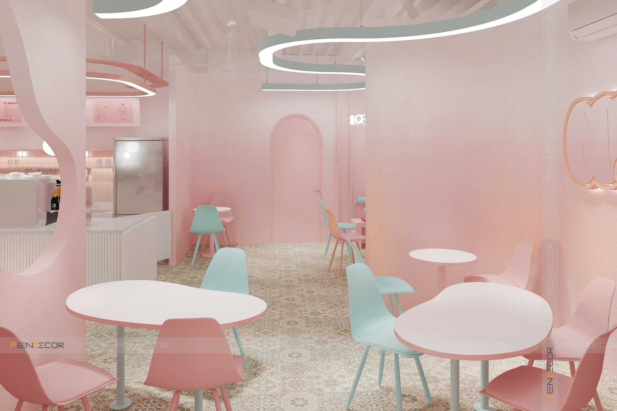 Thiết Kế Tiệm Kem Moocream