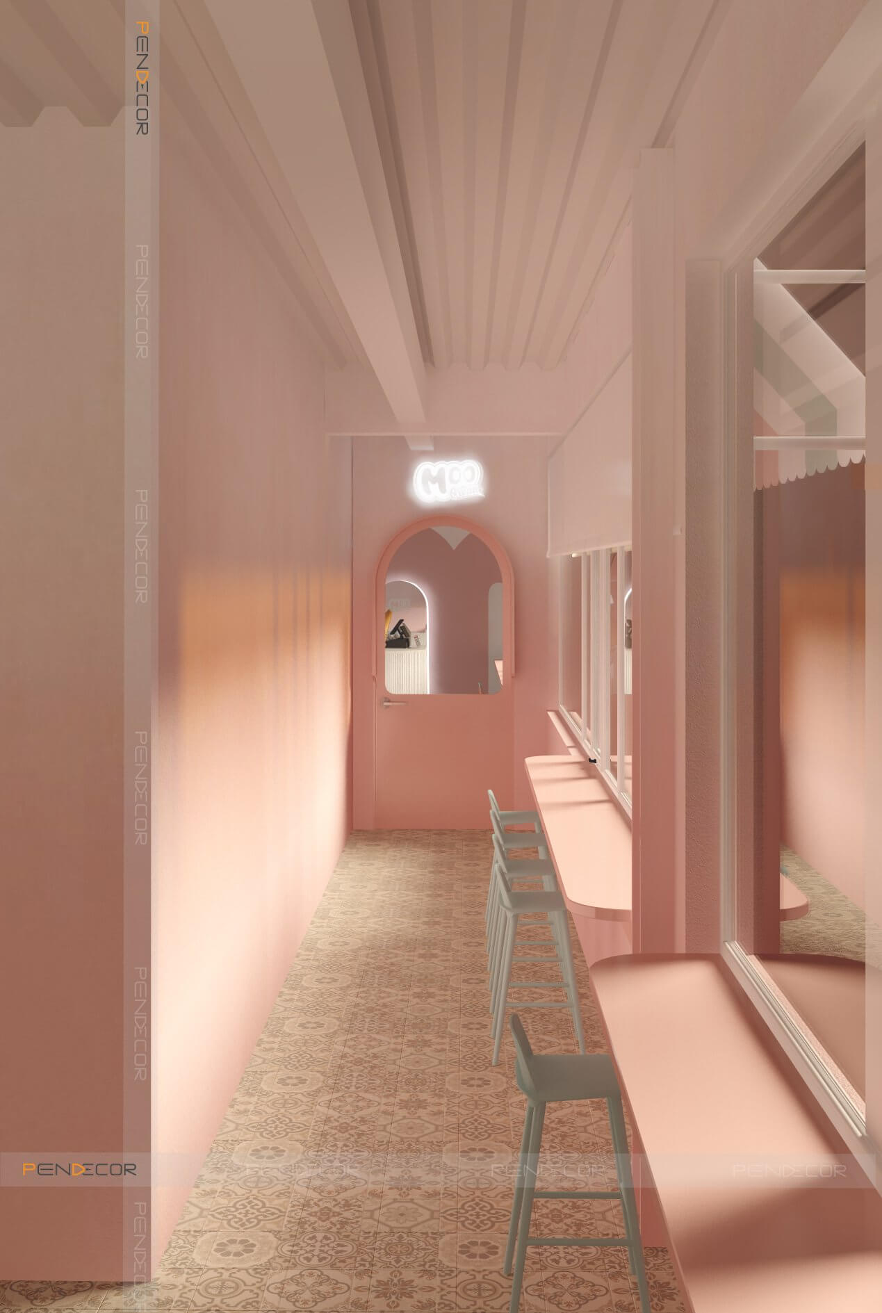 Thiết Kế Tiệm Kem Moocream