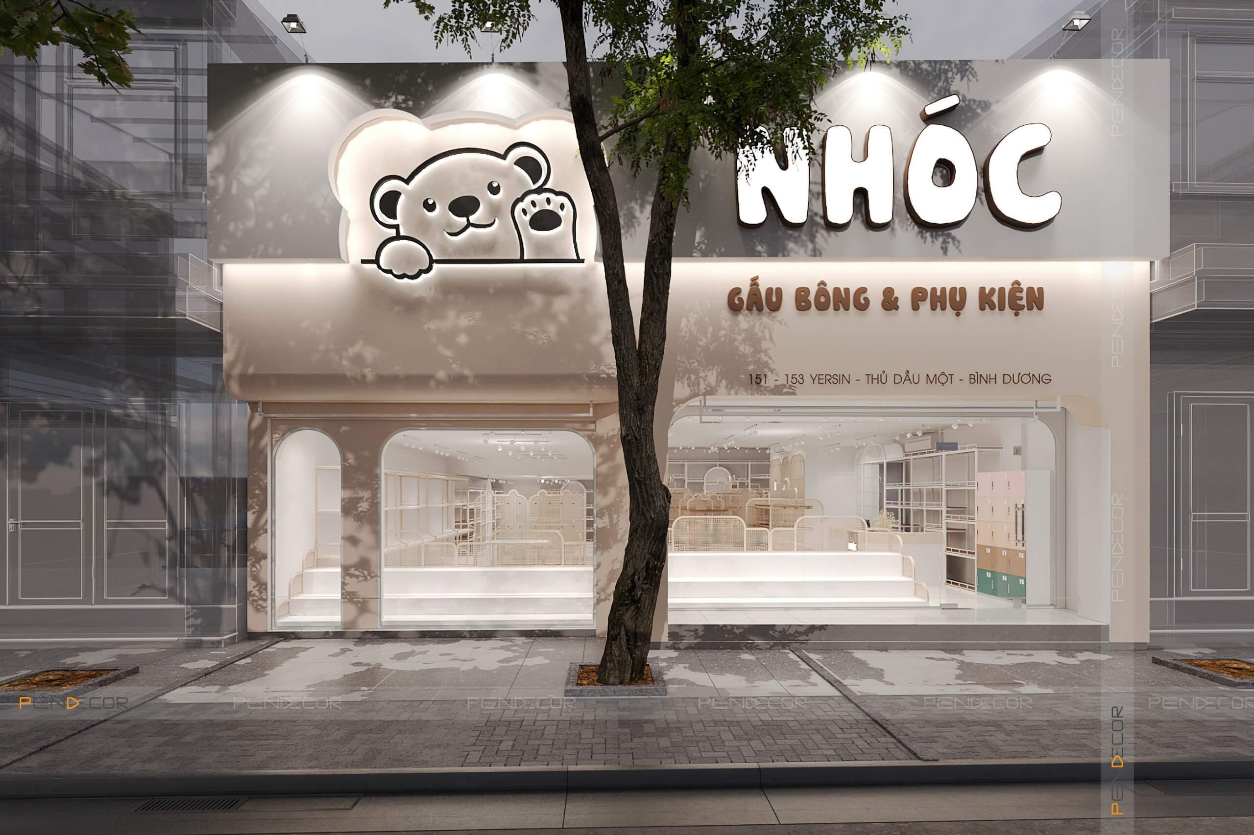 Thiết Kế Shop Gấu & Phụ Kiện Nhóc