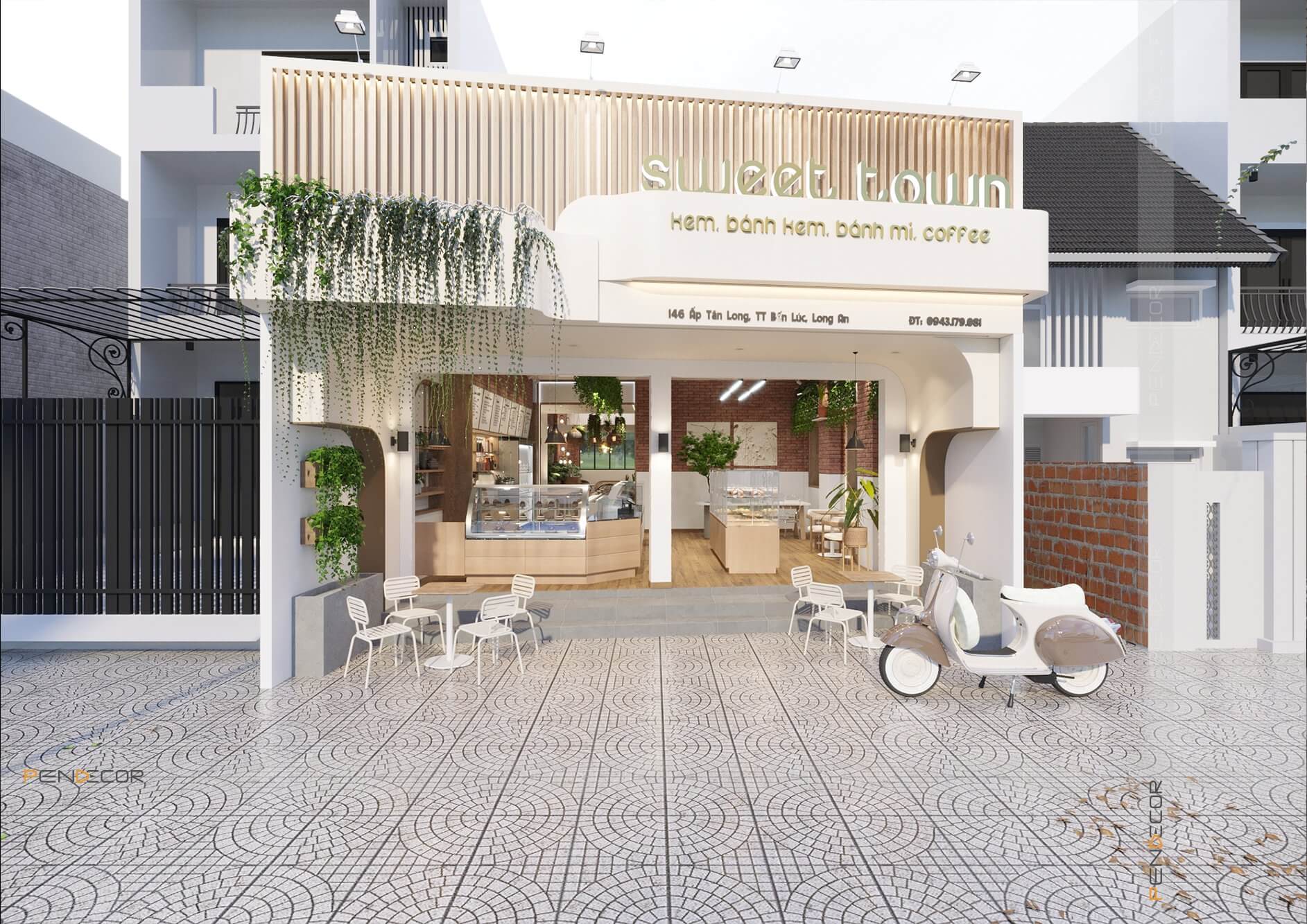 Thiết Kế Tiệm Bánh Sweet Town