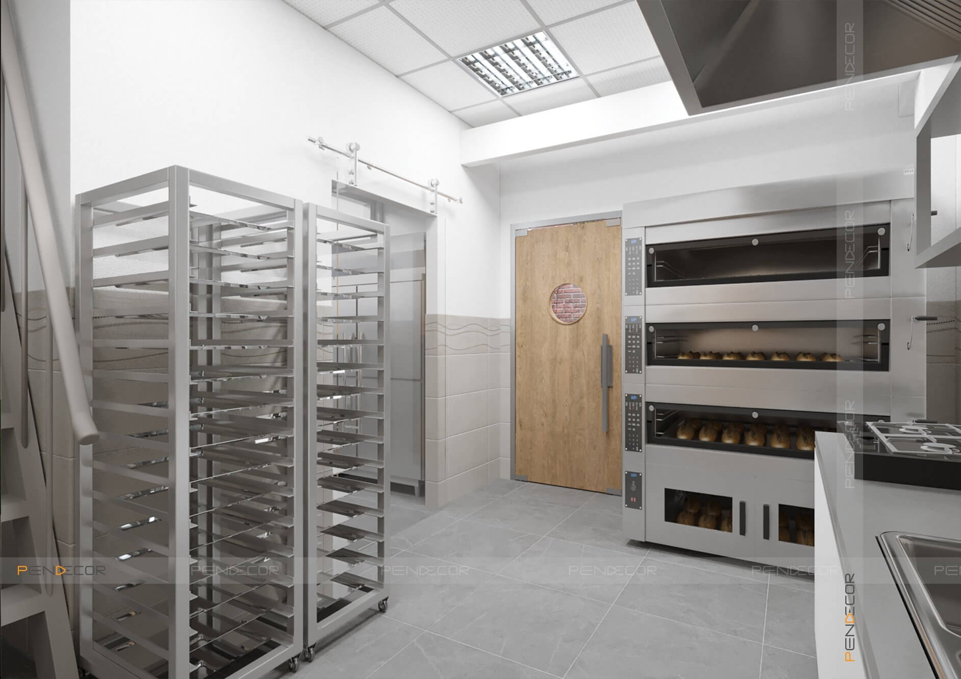 Thiết Kế Tiệm Bánh Sweet Town