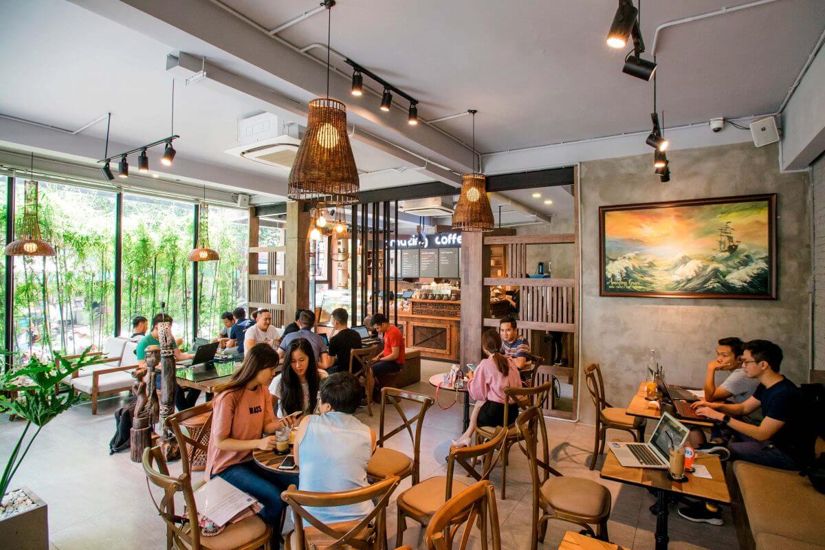 thiết kế quán cafe đẹp Pendecor