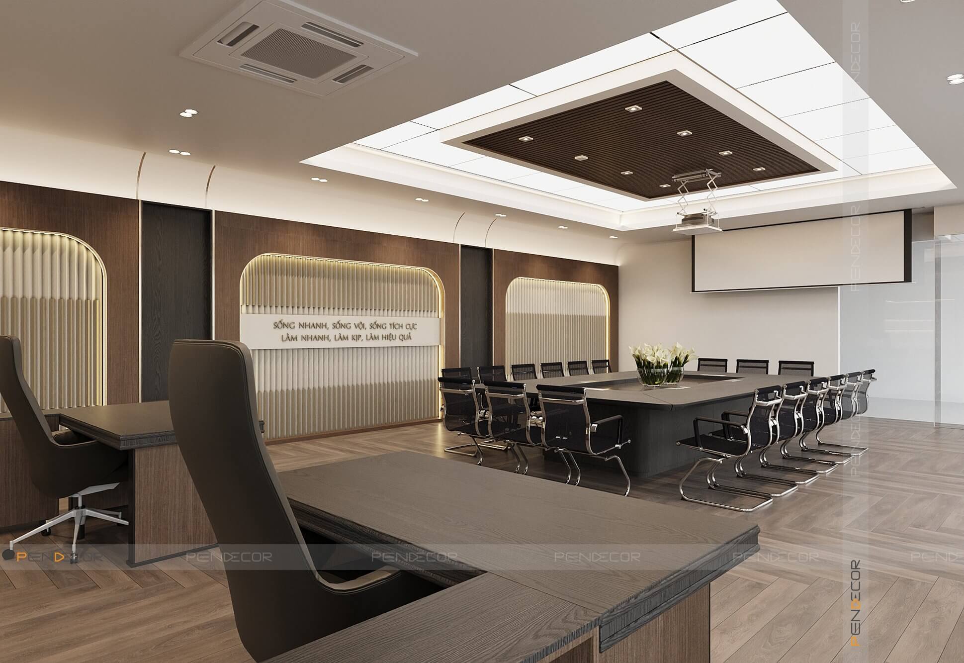 Thiết Kế Văn Phòng Bình Minh Group