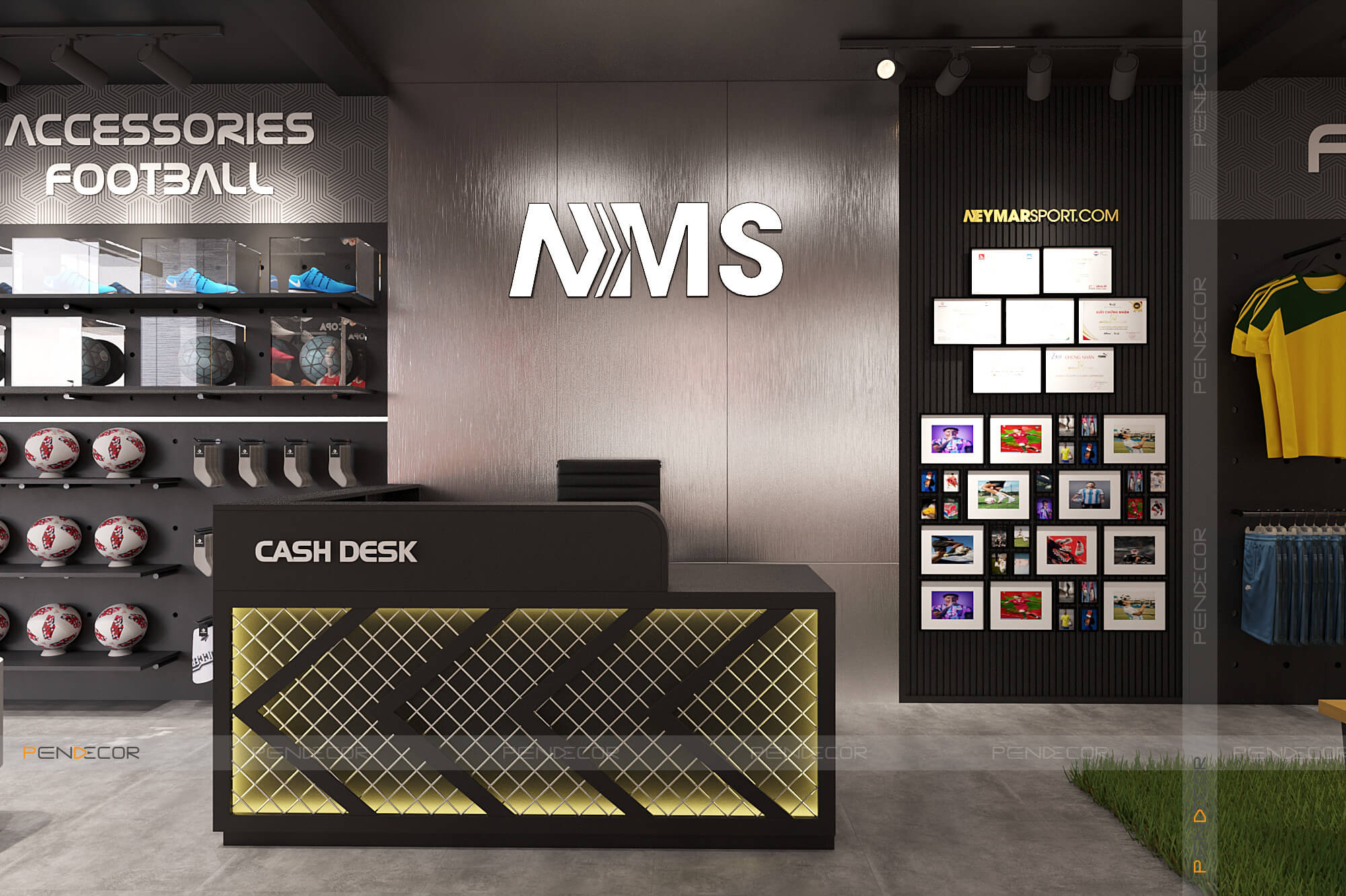 Thiết Kế Shop Giày Neymar Sport (NMS)