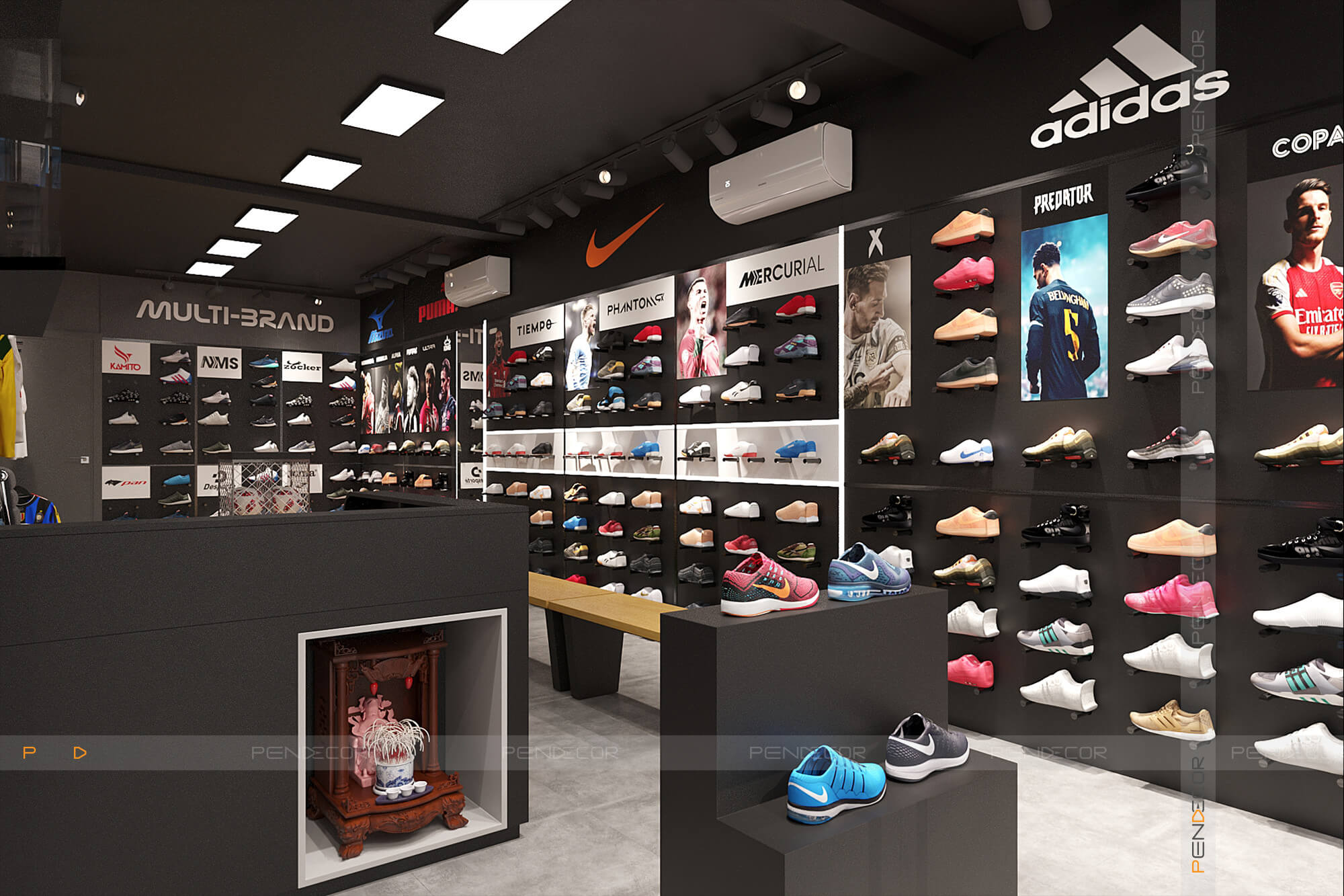 Thiết Kế Shop Giày Neymar Sport (NMS)