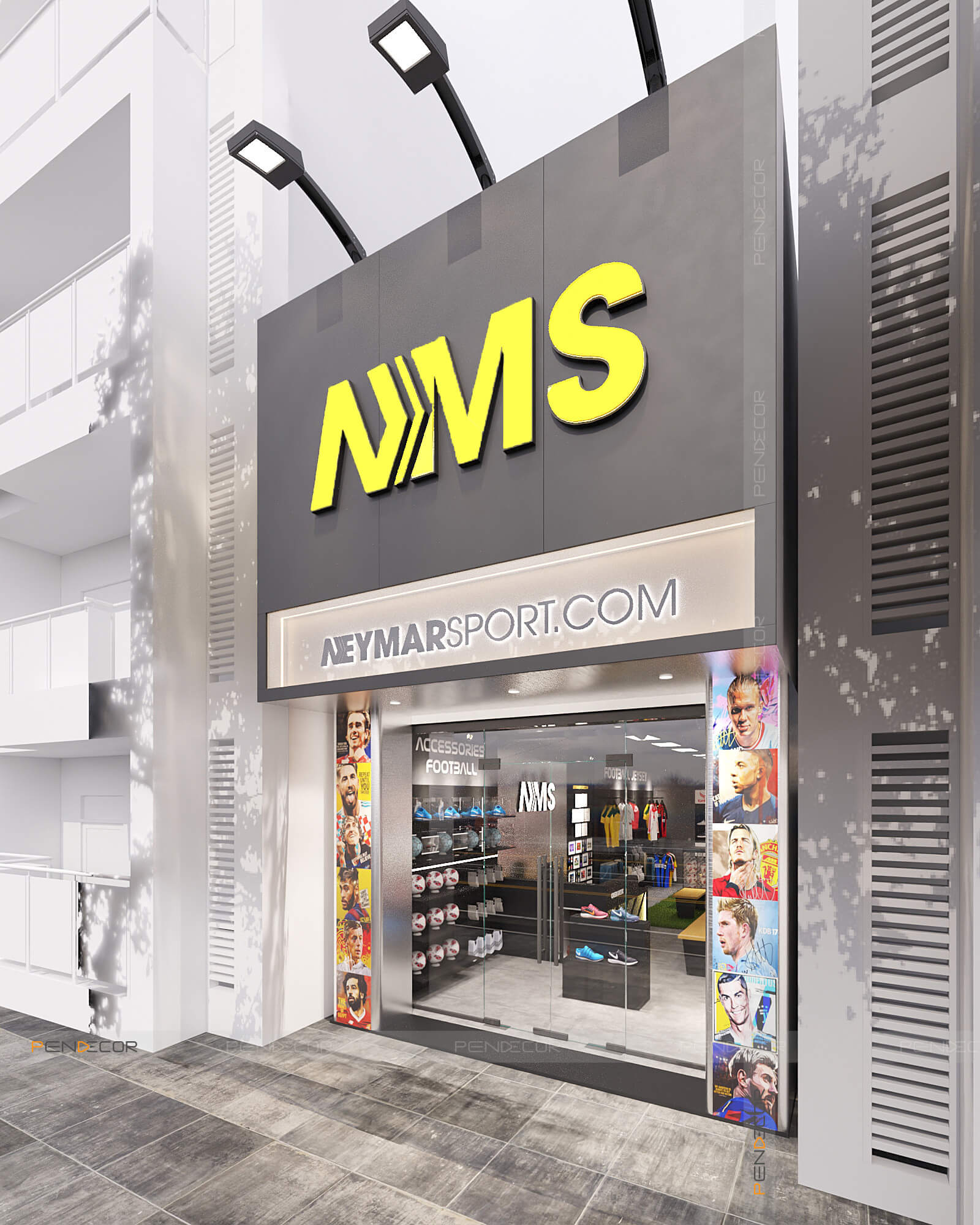 Thiết Kế Shop Giày Neymar Sport (NMS)