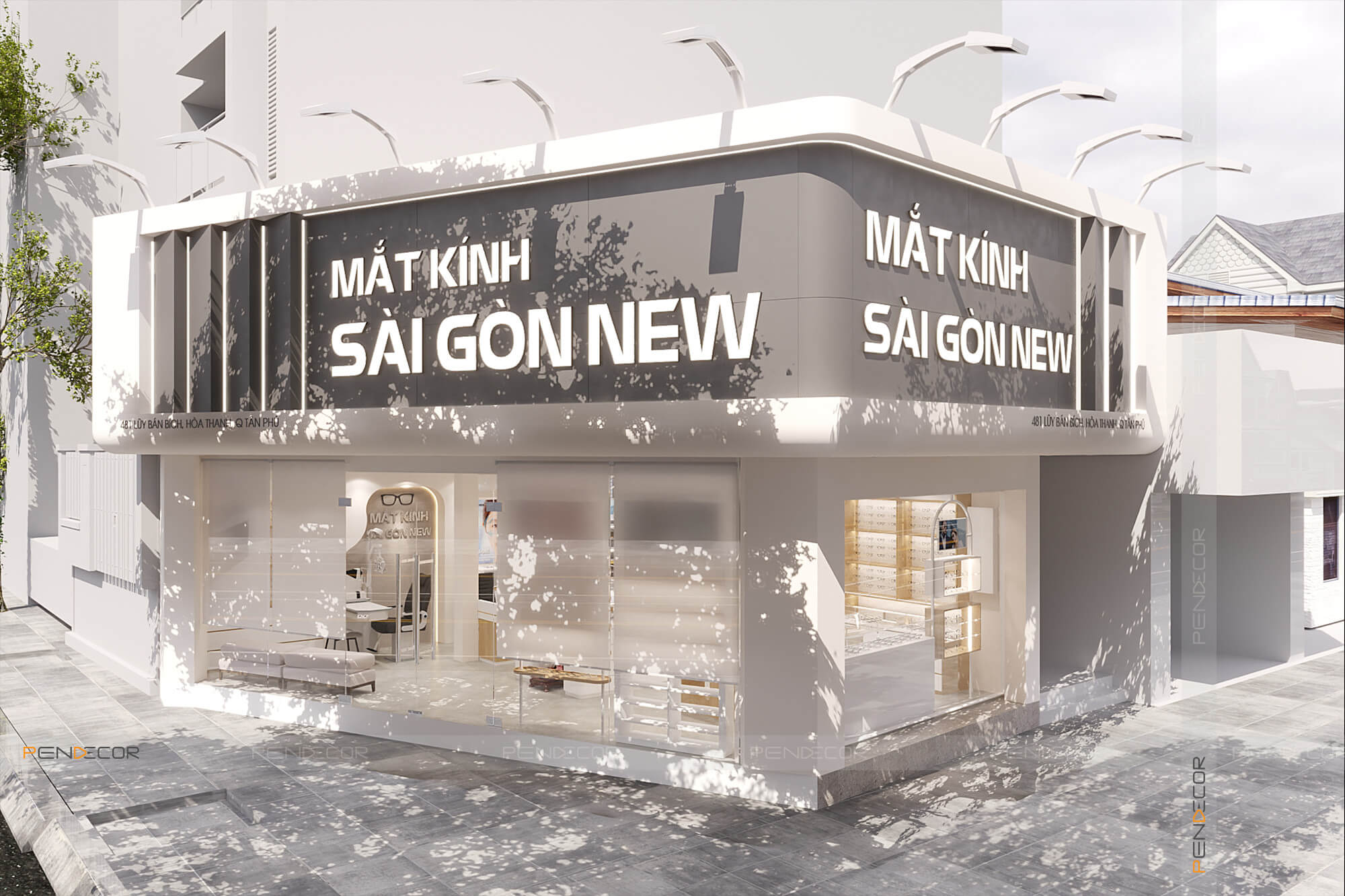 Thiết Kế Cửa Hàng Mắt Kính Sài Gòn New