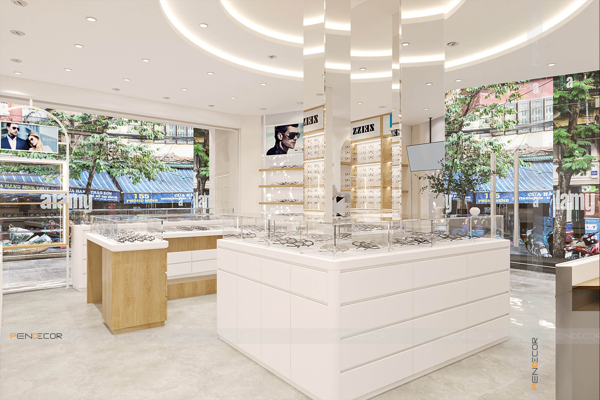 Thiết Kế Cửa Hàng Mắt Kính Sài Gòn New