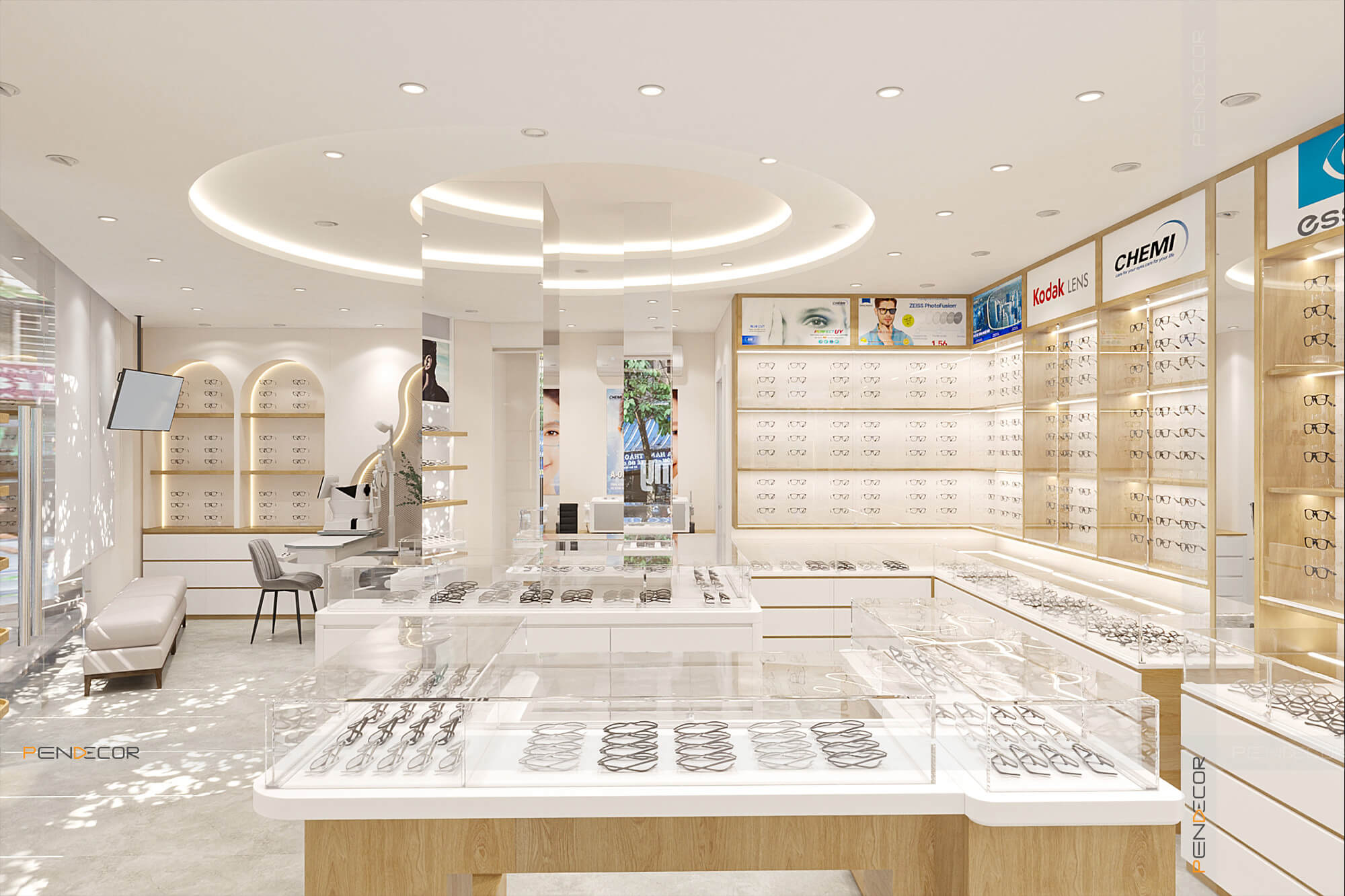 Thiết Kế Cửa Hàng Mắt Kính Sài Gòn New
