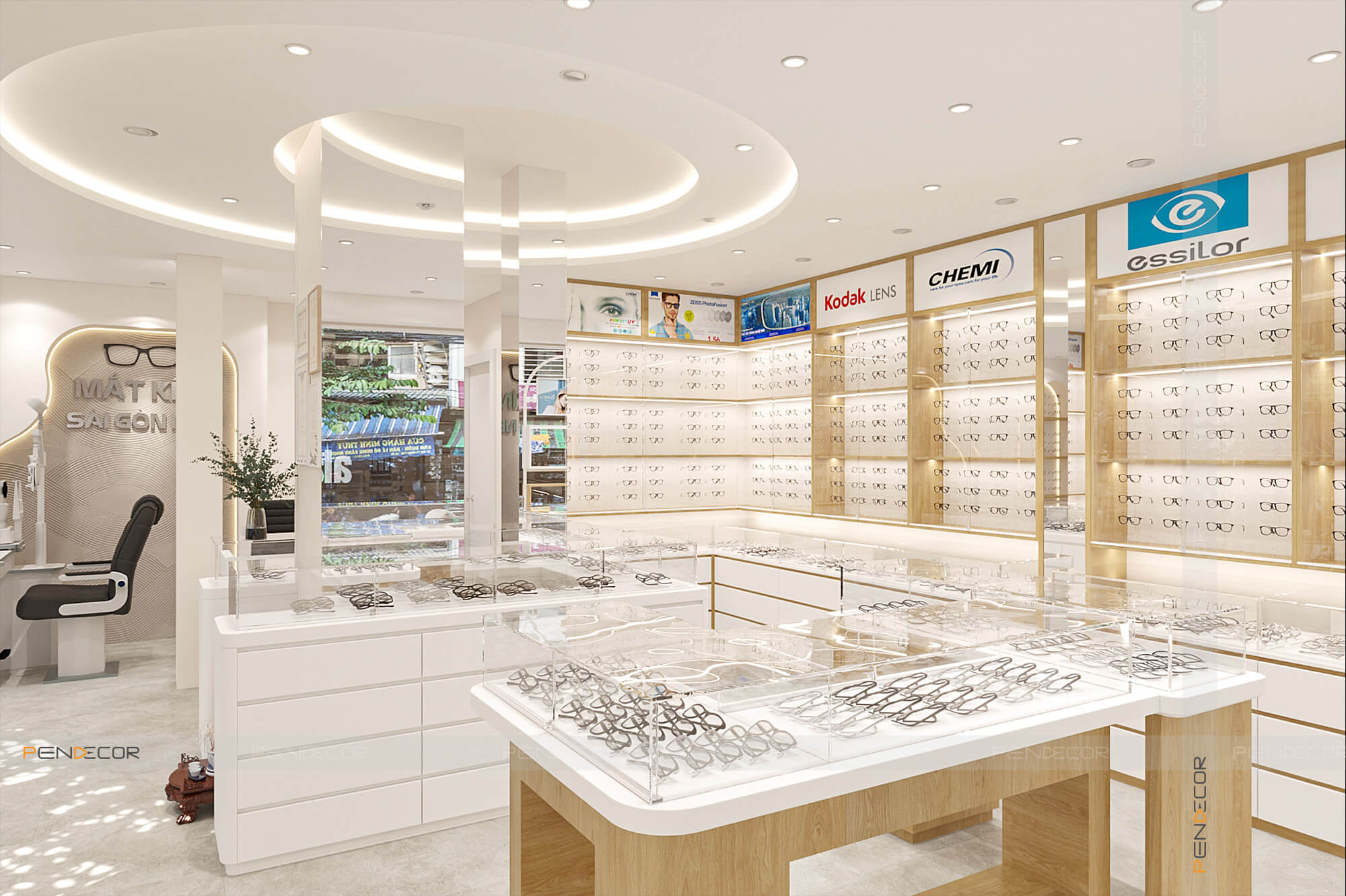 Thiết Kế Cửa Hàng Mắt Kính Sài Gòn New