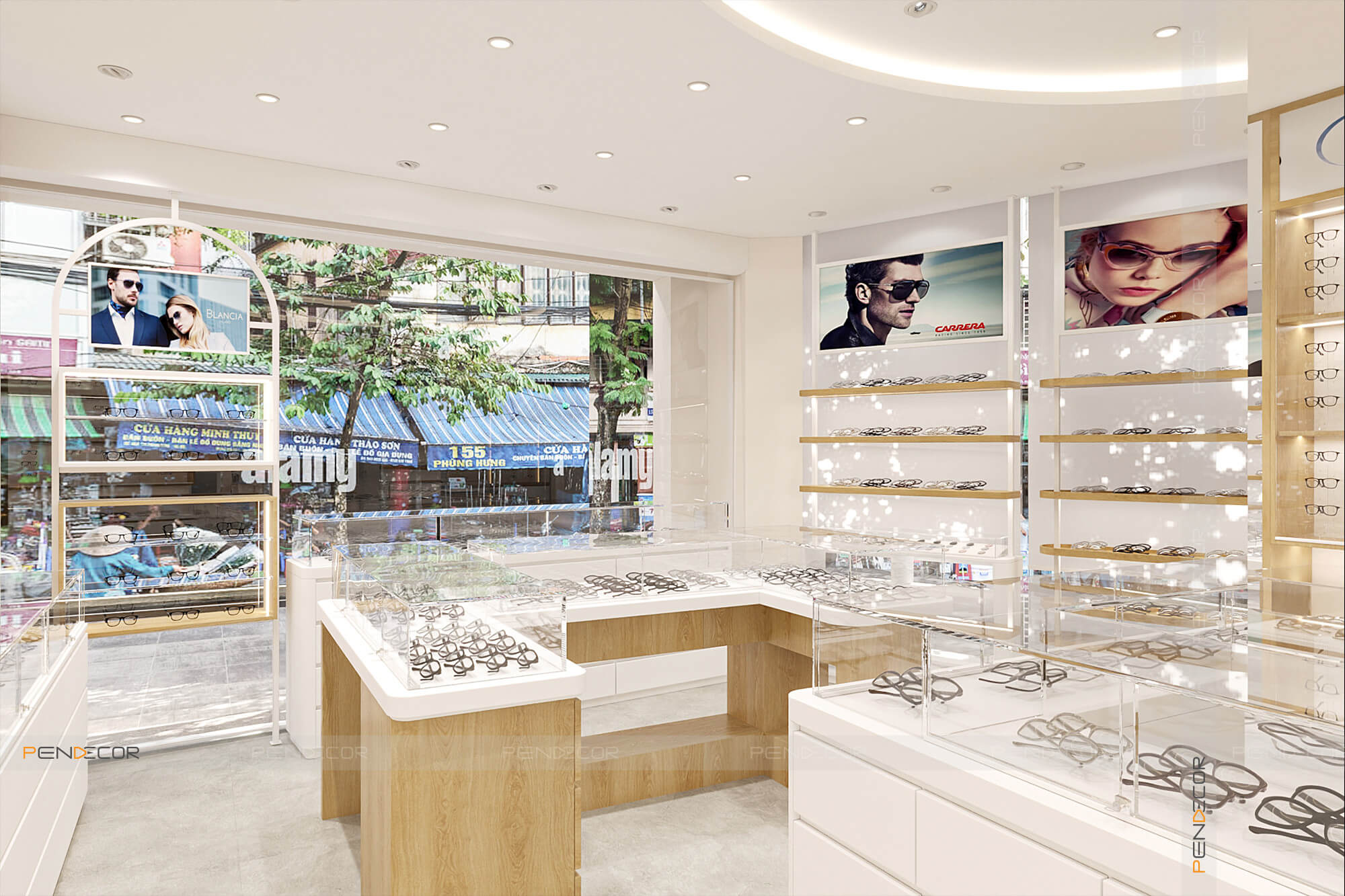 Thiết Kế Cửa Hàng Mắt Kính Sài Gòn New