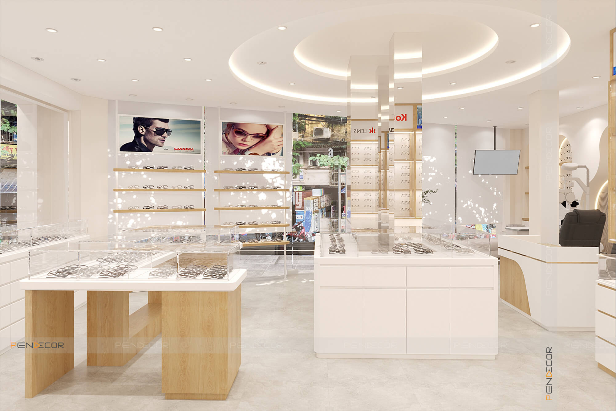 Thiết Kế Cửa Hàng Mắt Kính Sài Gòn New