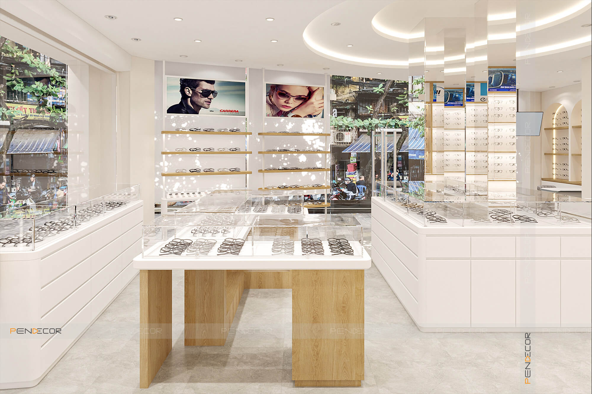 Thiết Kế Cửa Hàng Mắt Kính Sài Gòn New