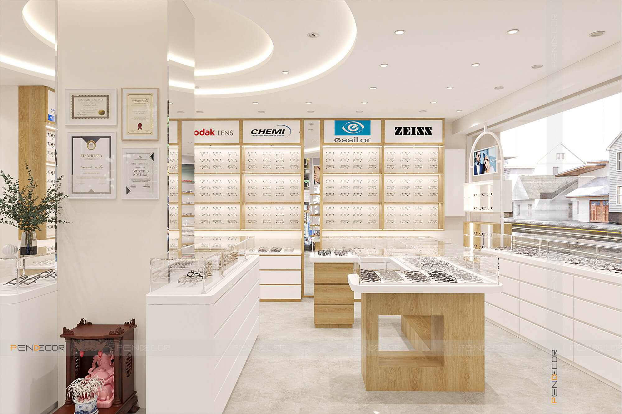 Thiết Kế Cửa Hàng Mắt Kính Sài Gòn New