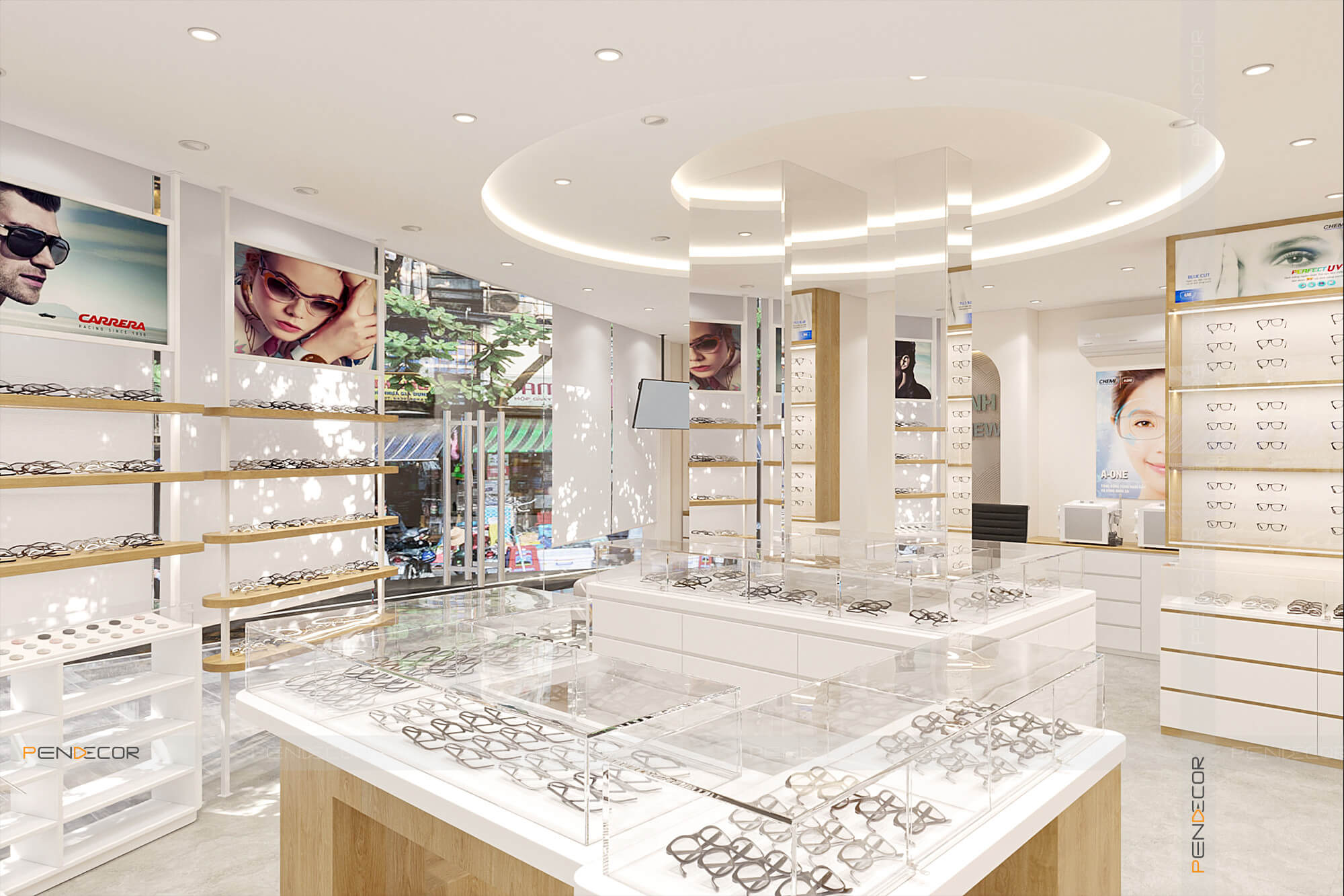 Thiết Kế Cửa Hàng Mắt Kính Sài Gòn New
