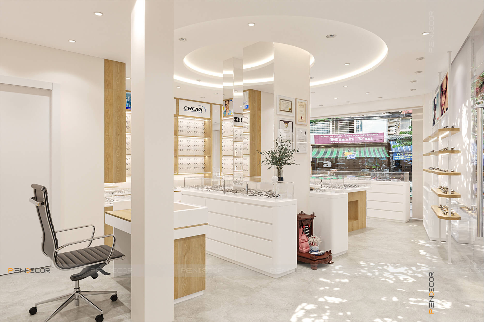 Thiết Kế Cửa Hàng Mắt Kính Sài Gòn New