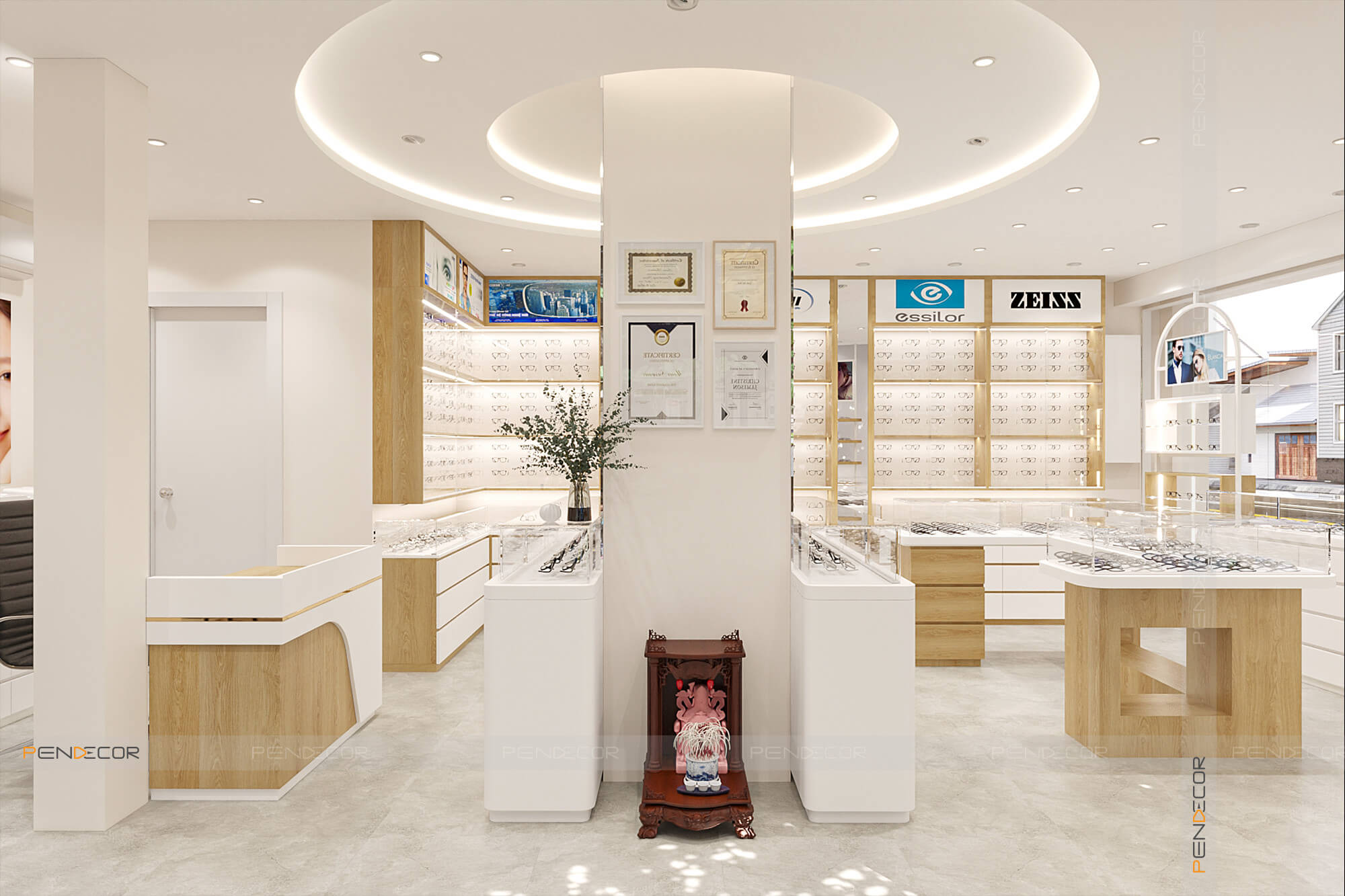 Thiết Kế Cửa Hàng Mắt Kính Sài Gòn New