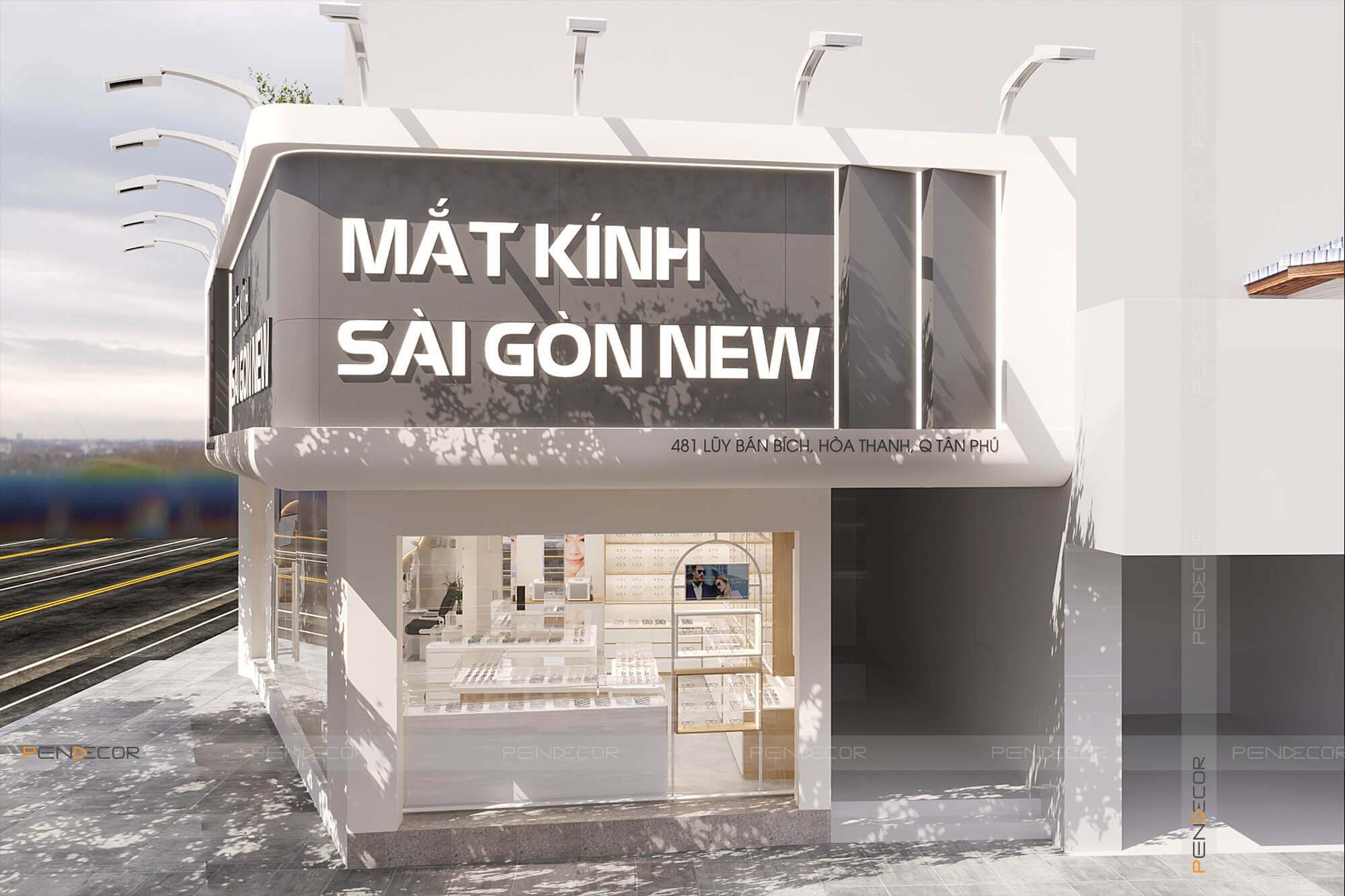 Thiết Kế Cửa Hàng Mắt Kính Sài Gòn New