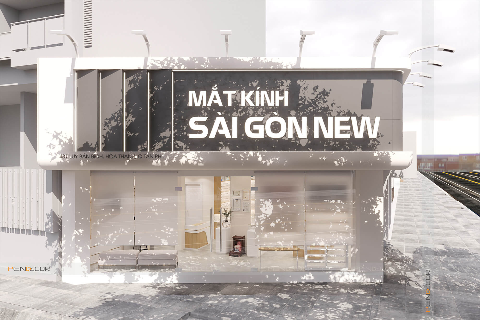 Thiết Kế Cửa Hàng Mắt Kính Sài Gòn New