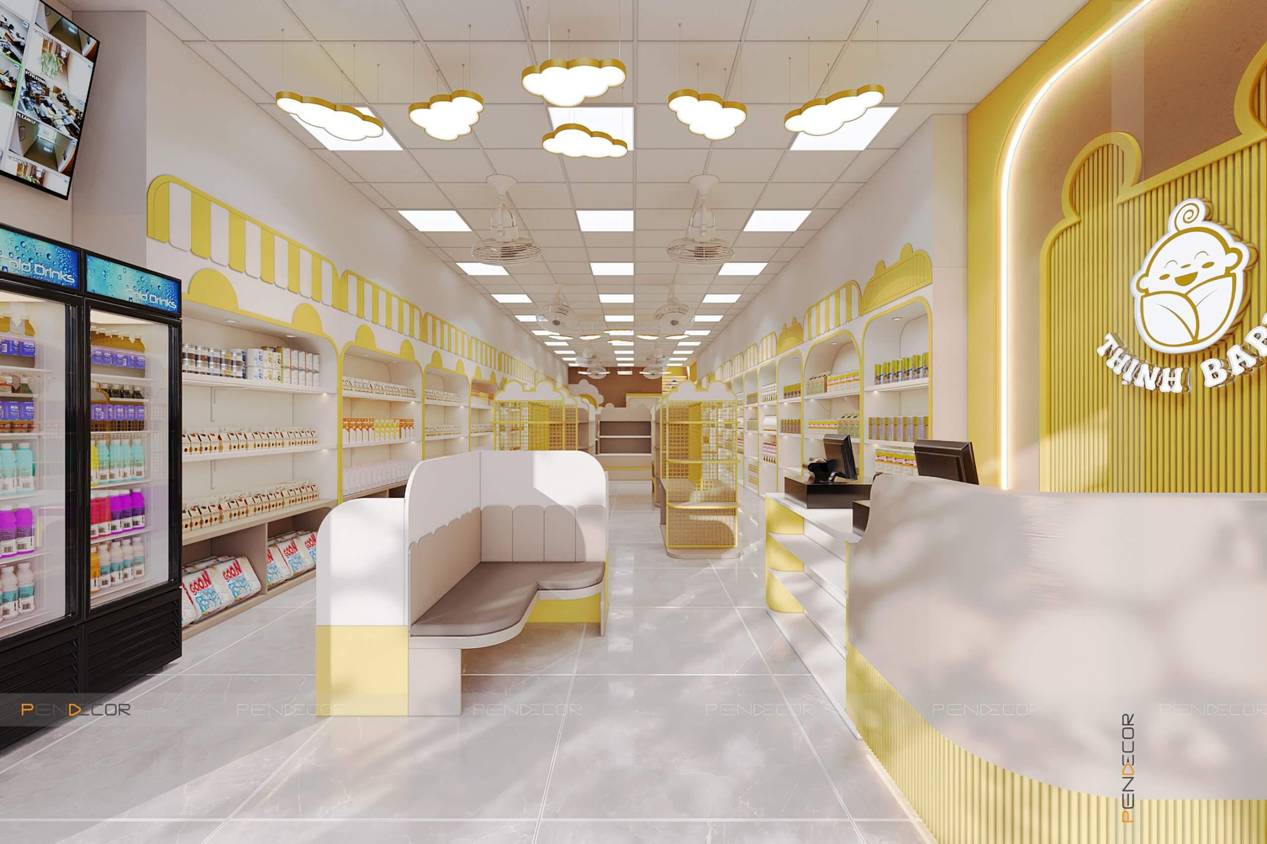 Thiết Kế Shop Thời Trang Trẻ Em Thịnh Baby