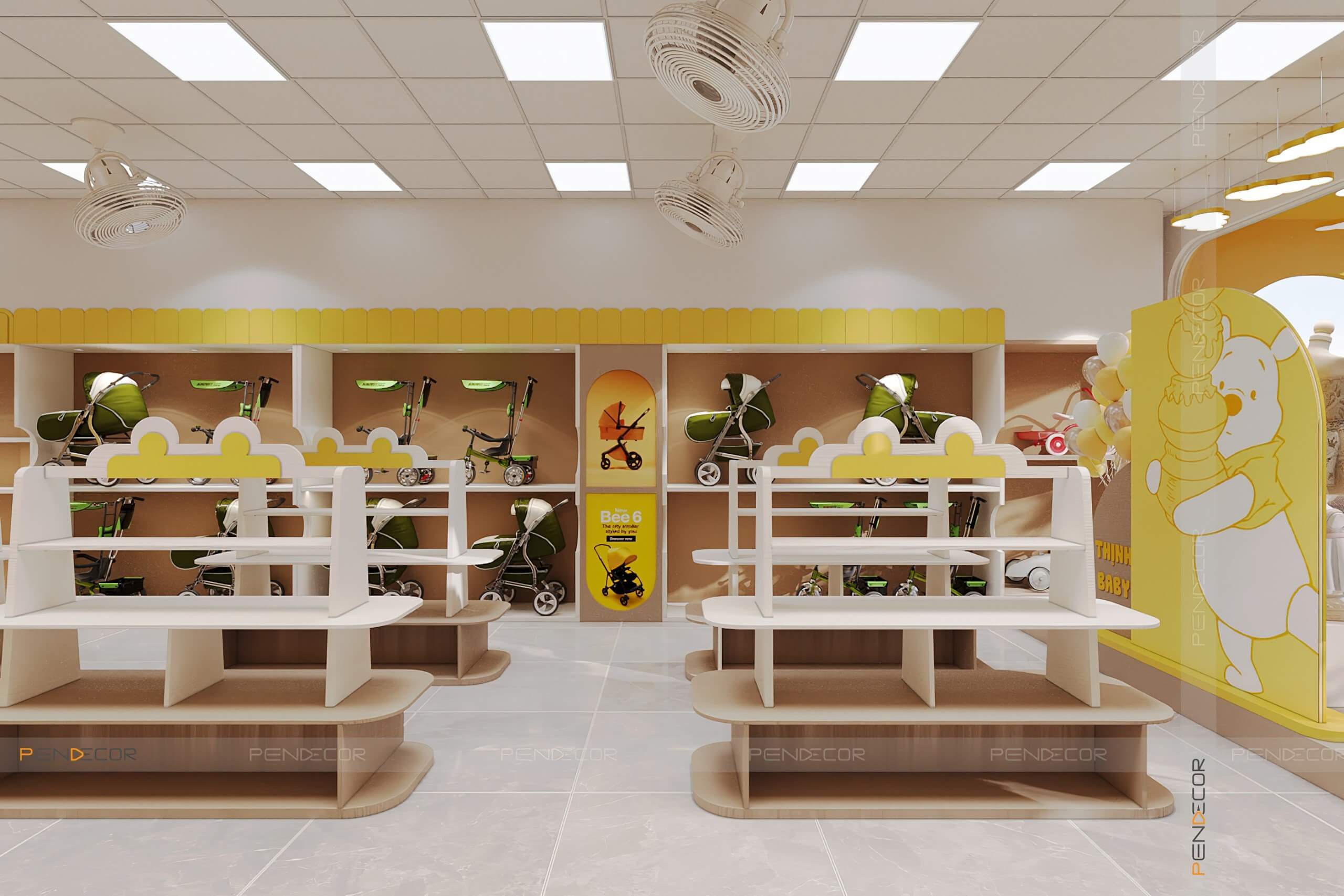 Thiết Kế Shop Thời Trang Trẻ Em Thịnh Baby