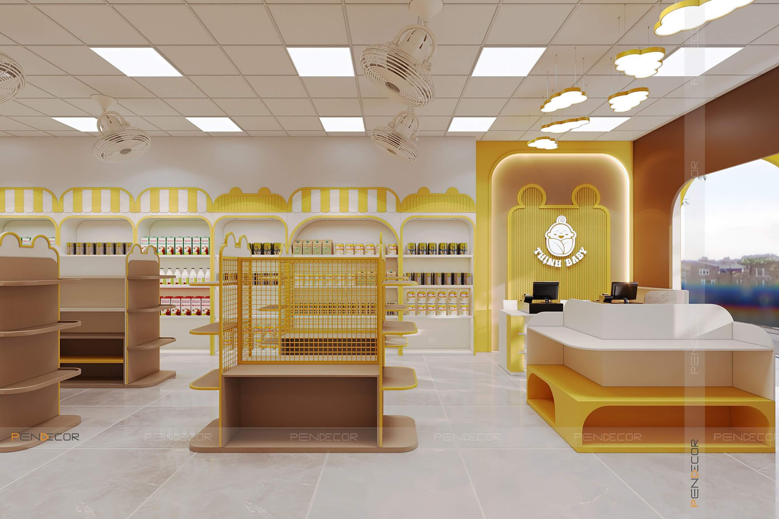 Thiết Kế Shop Thời Trang Trẻ Em Thịnh Baby