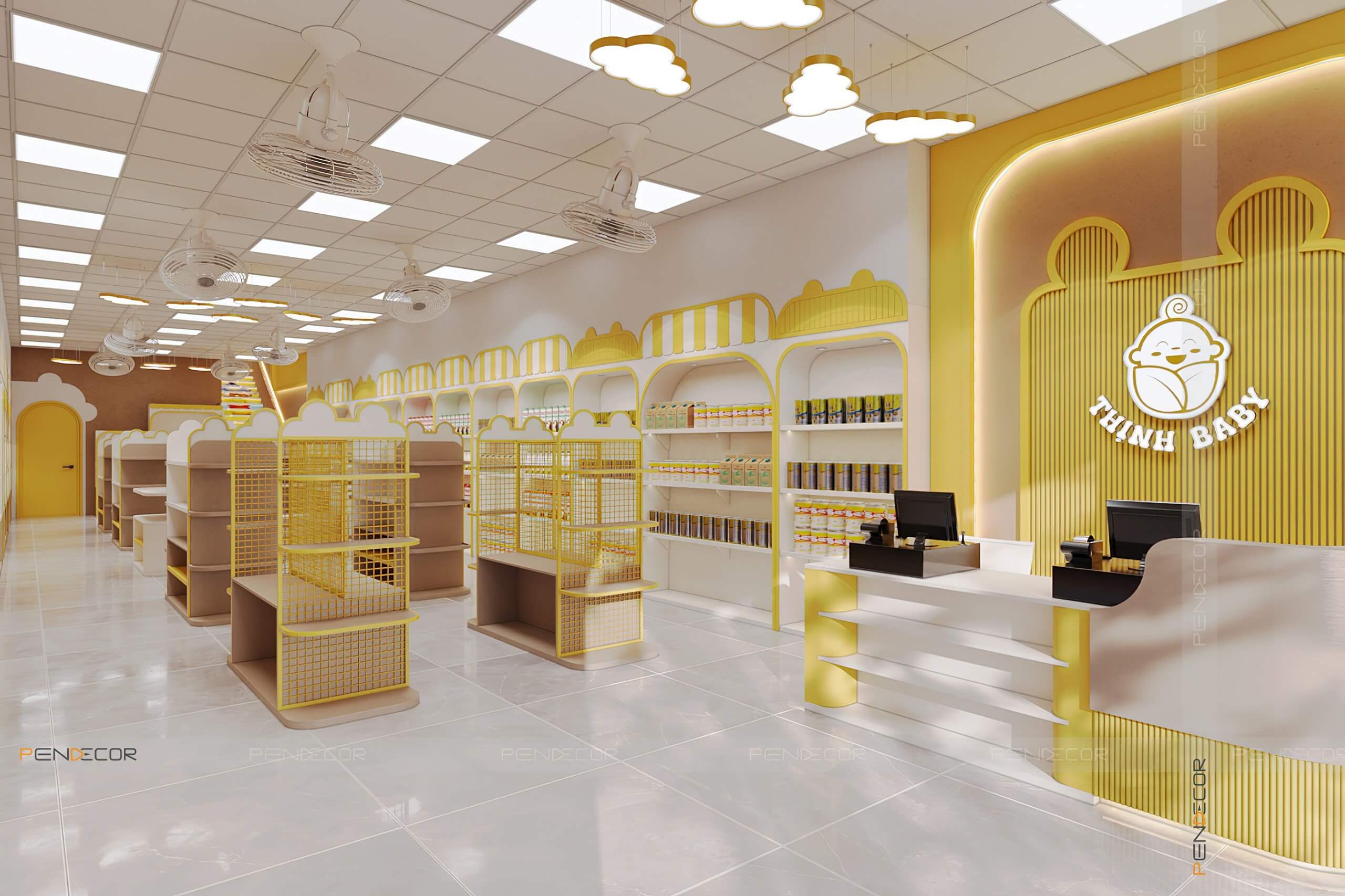 Thiết Kế Shop Thời Trang Trẻ Em Thịnh Baby